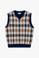 Knitted vest Aquascutum Active ACTIVE CLUB CHECK VEST
