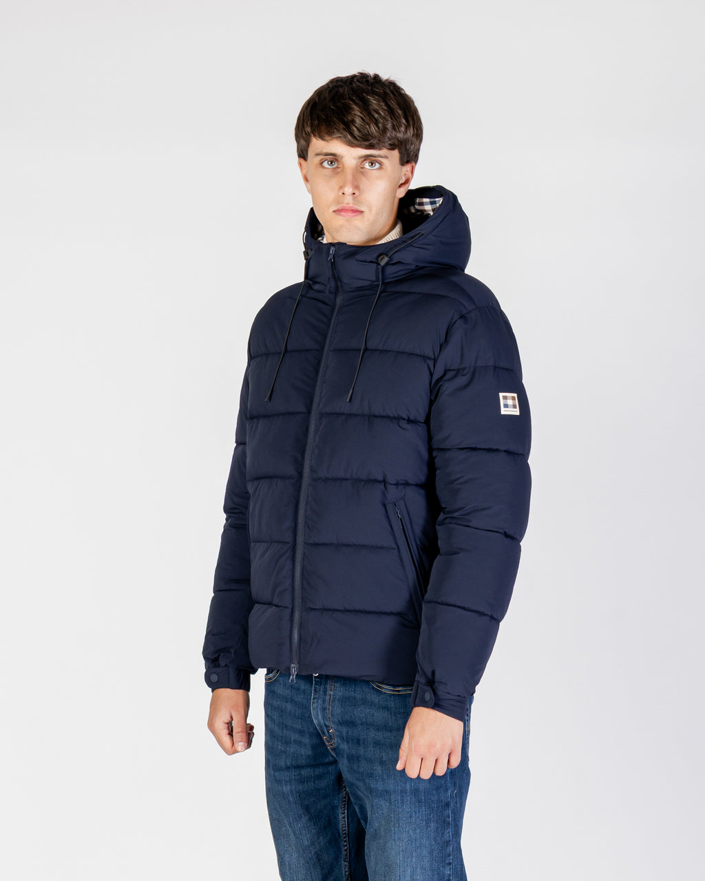 Jacket Aquascutum Active SP HOODED PUFFER