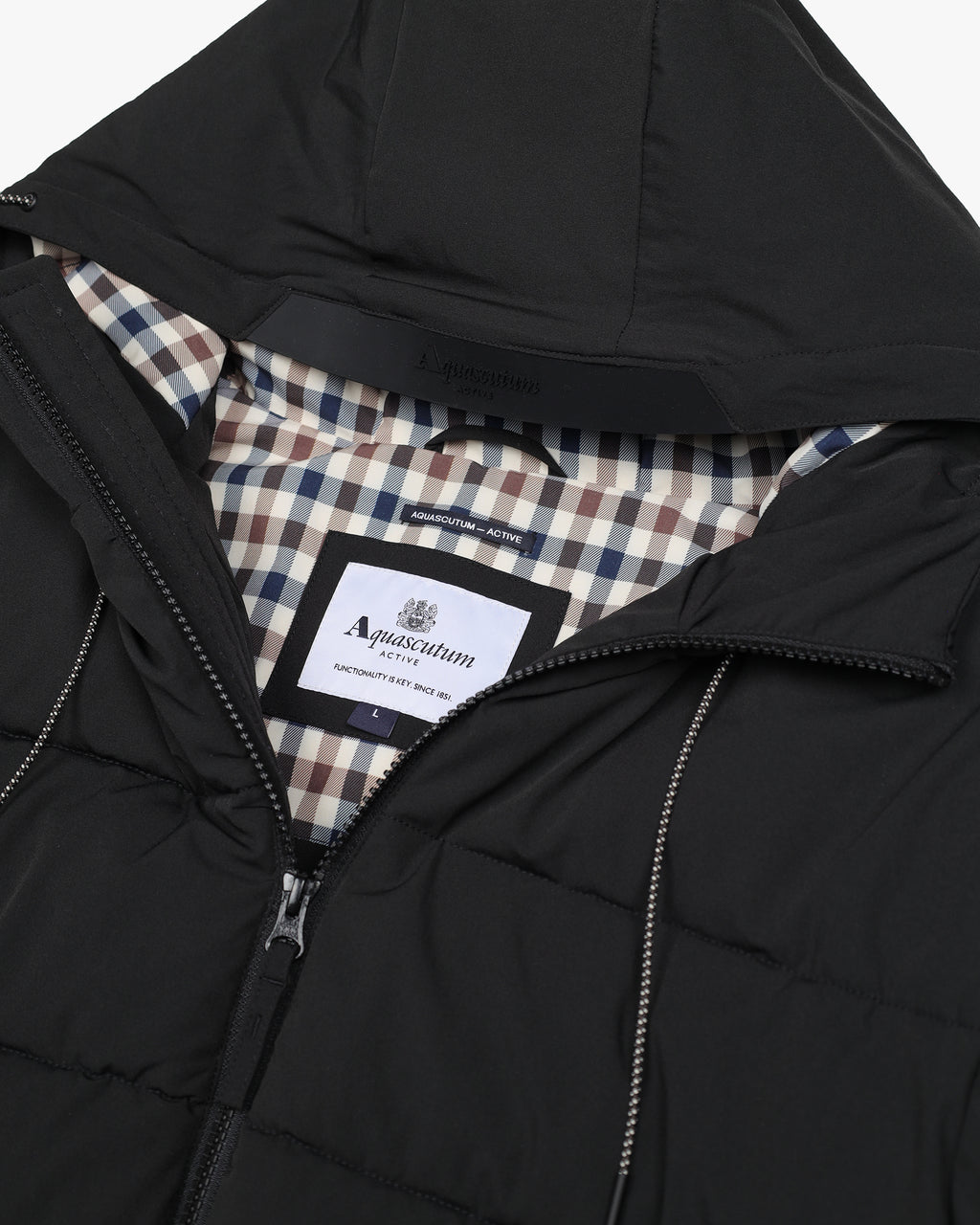 Jacket Aquascutum Active SP HOODED PUFFER