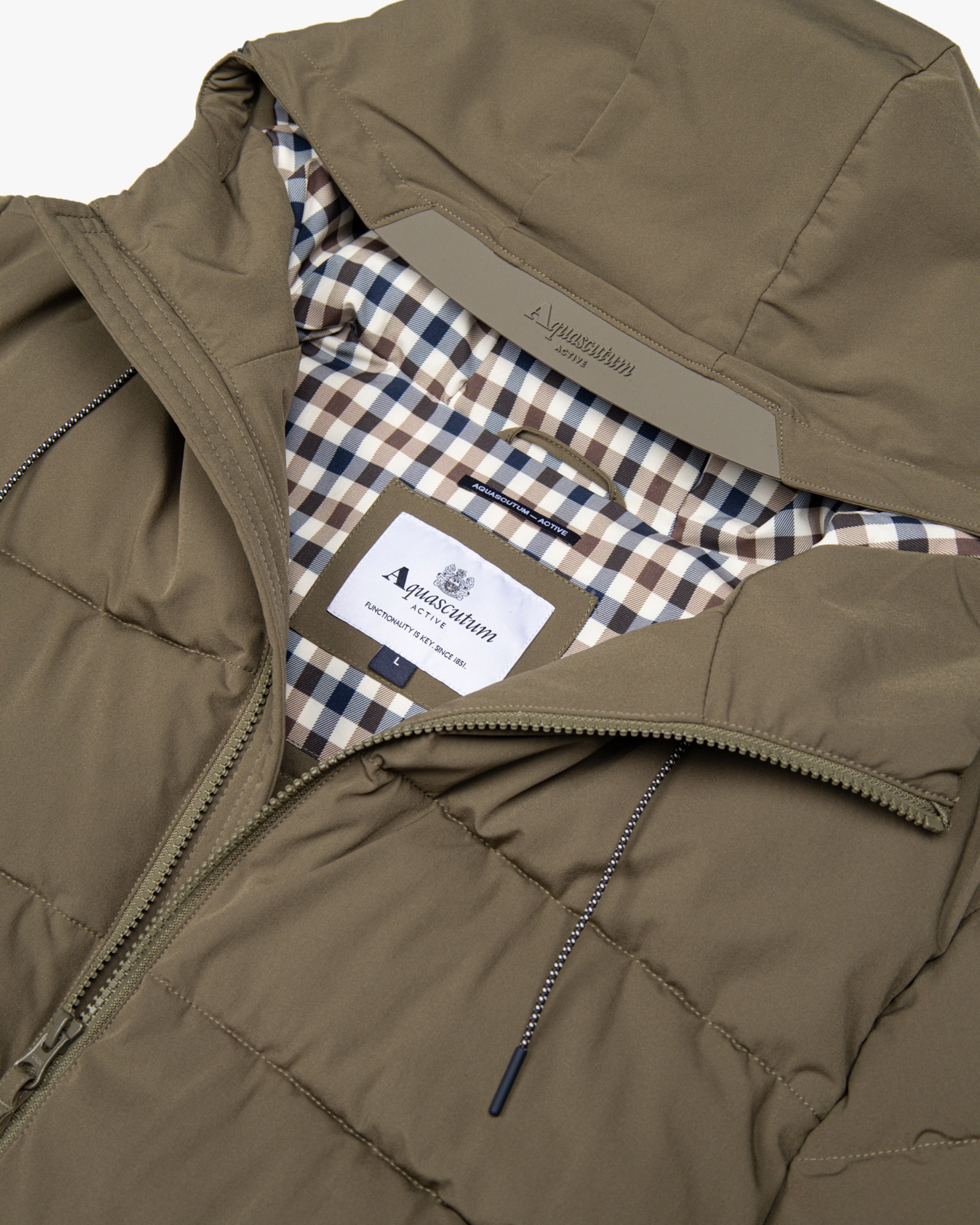 Jacket Aquascutum Active SP HOODED PUFFER