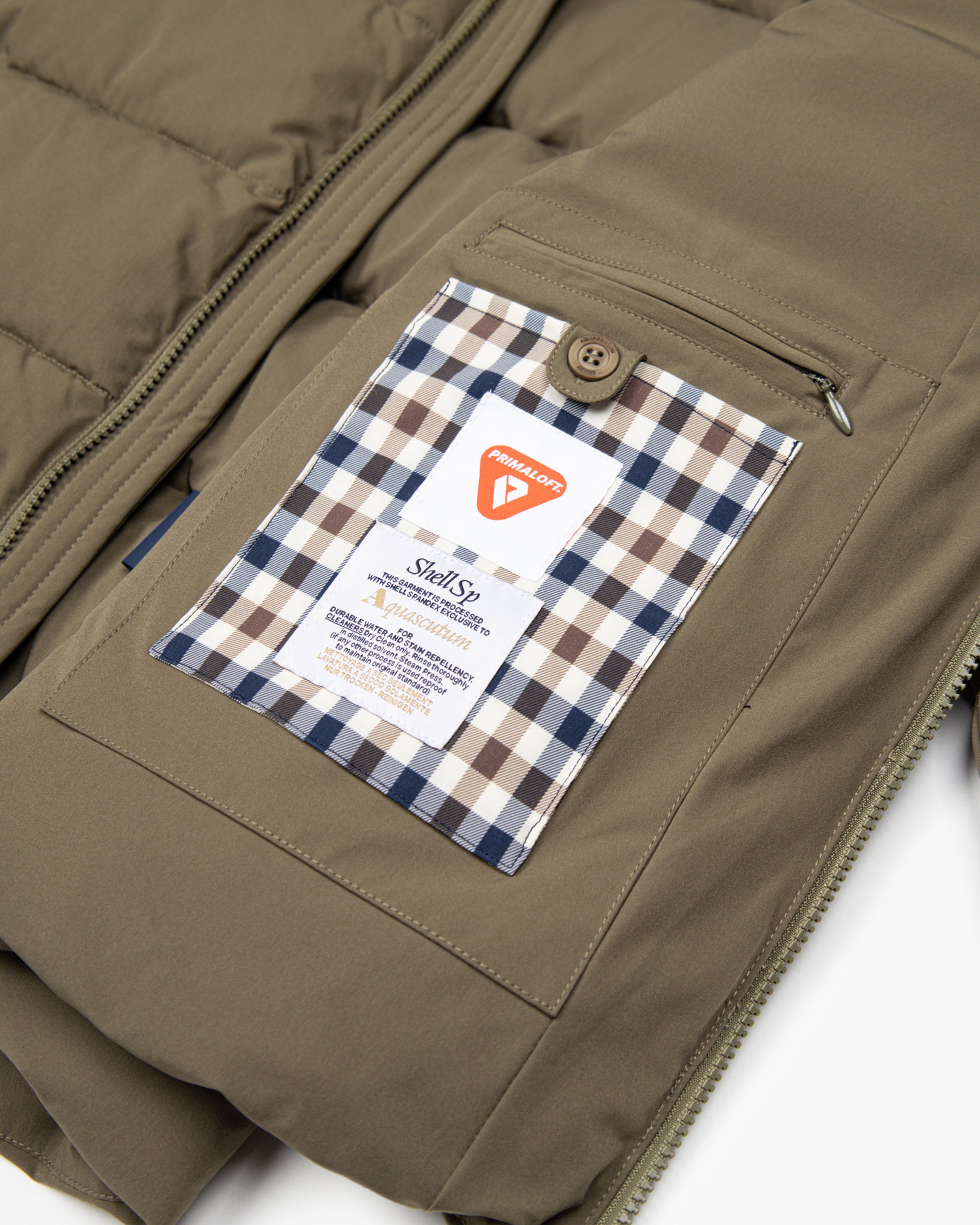 Jacket Aquascutum Active SP HOODED PUFFER