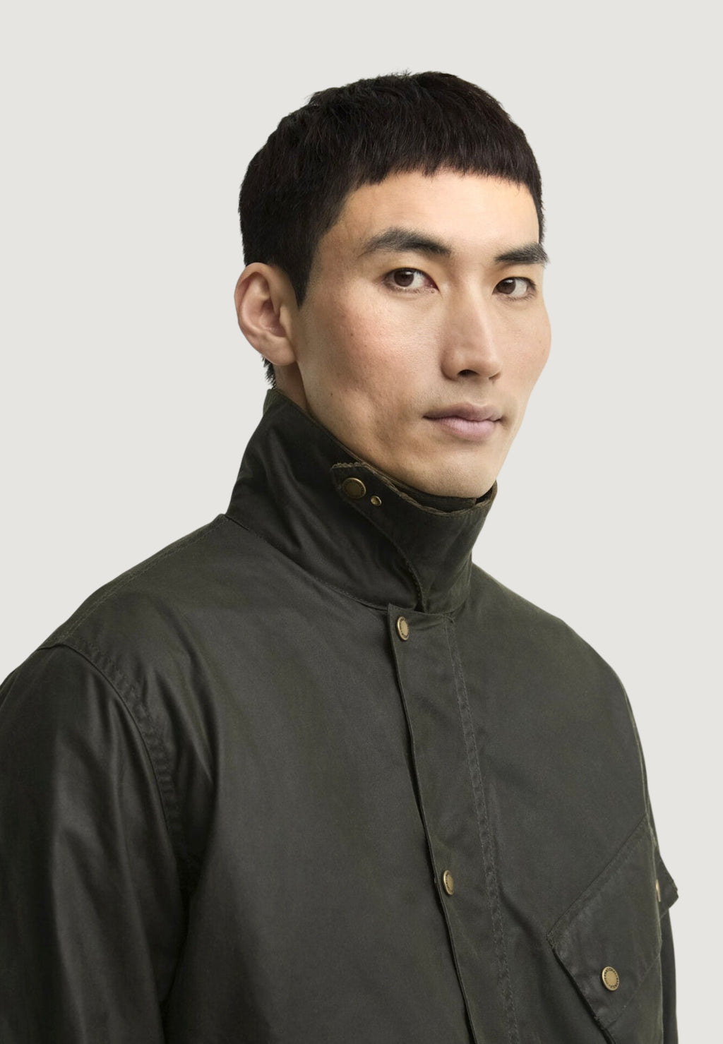 Giubbotto Barbour international BRAKE LINE WAX JACKET