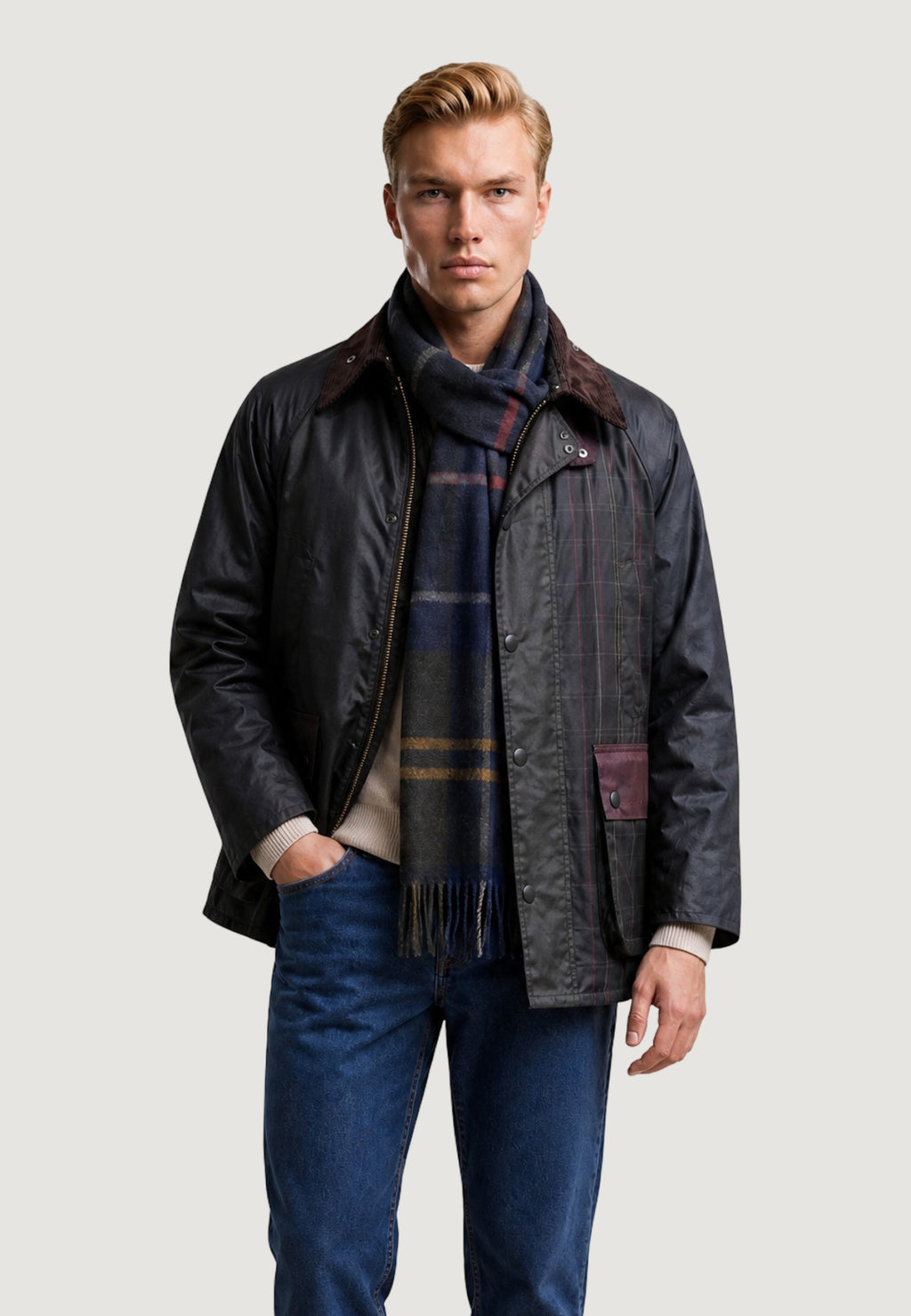 Jacket Barbour PATCHWORK OS BDL WAX JKT