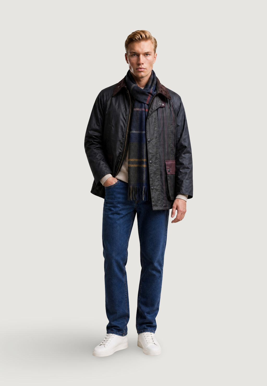 Jacket Barbour PATCHWORK OS BDL WAX JKT