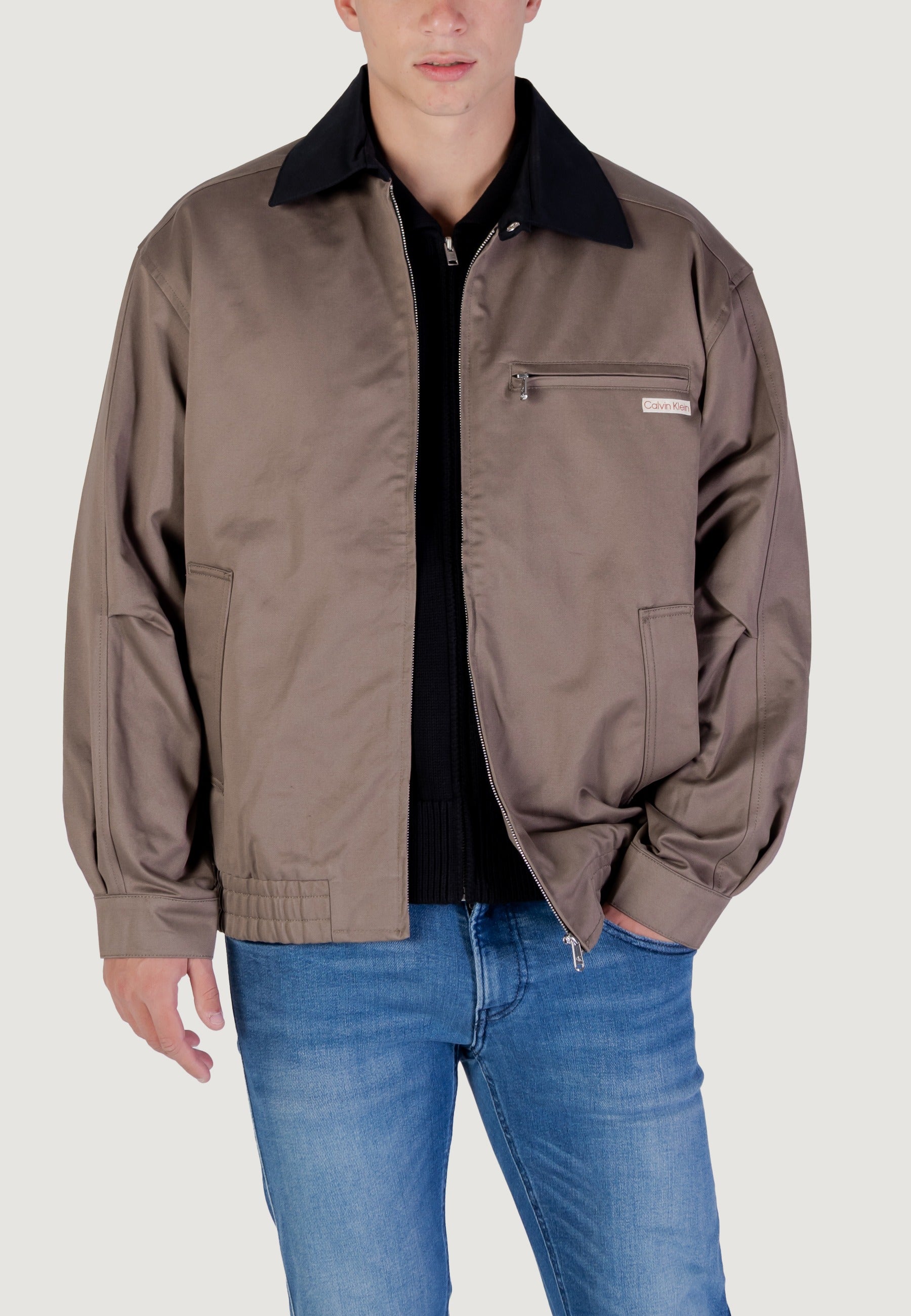 Jacket Calvin Klein Jeans A- LS COTTON FZ BLOU