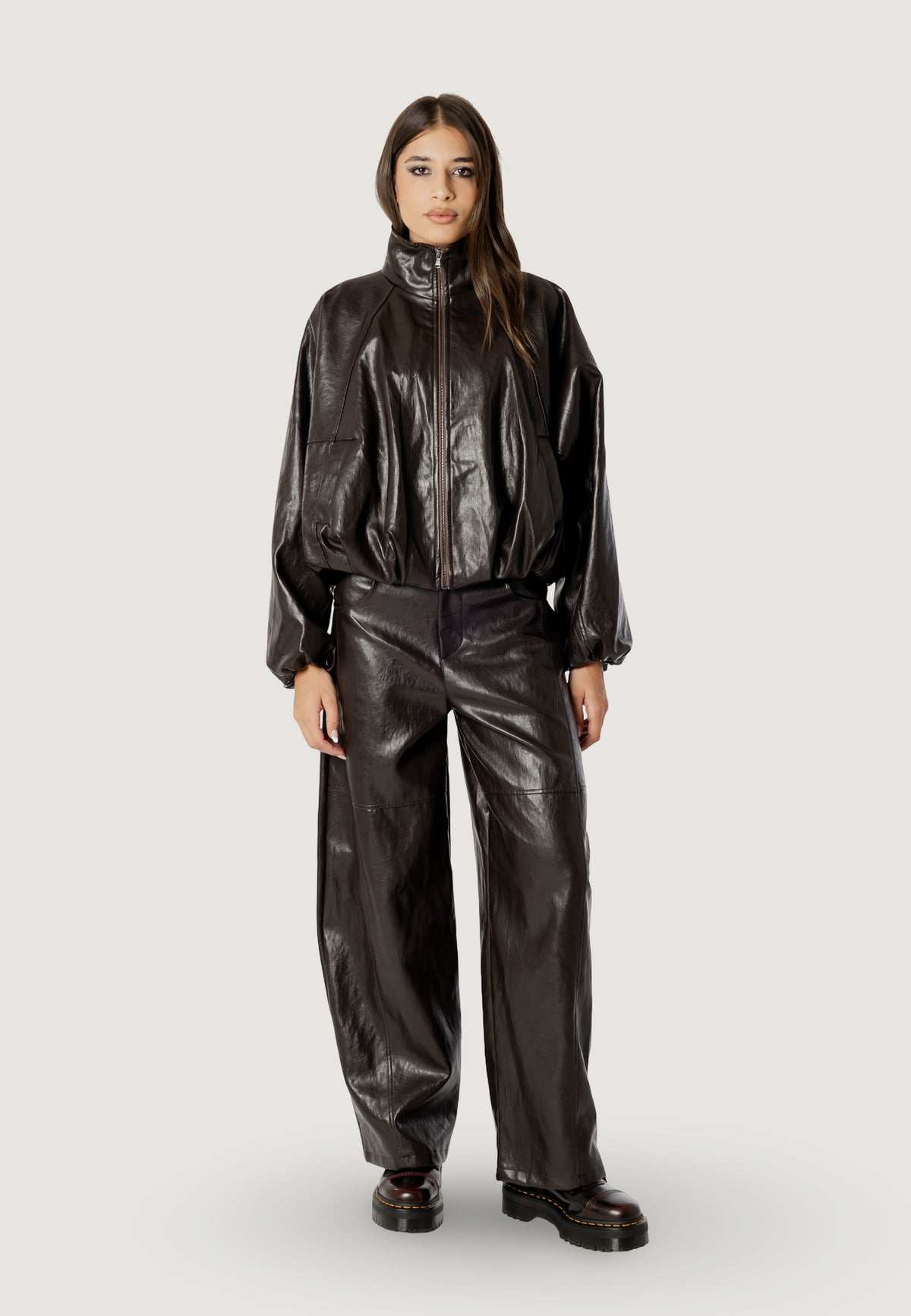 Giubbotto I am PAMELA FAUX LEATHER BOMBER