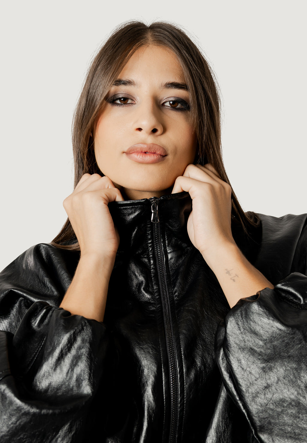 Giubbotto I am PAMELA FAUX LEATHER BOMBER