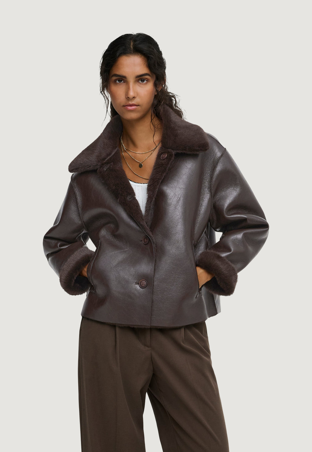 Giubbotto Jacqueline de Yong JDYCOCO REVERSIBLE JACKET OTW QIQ