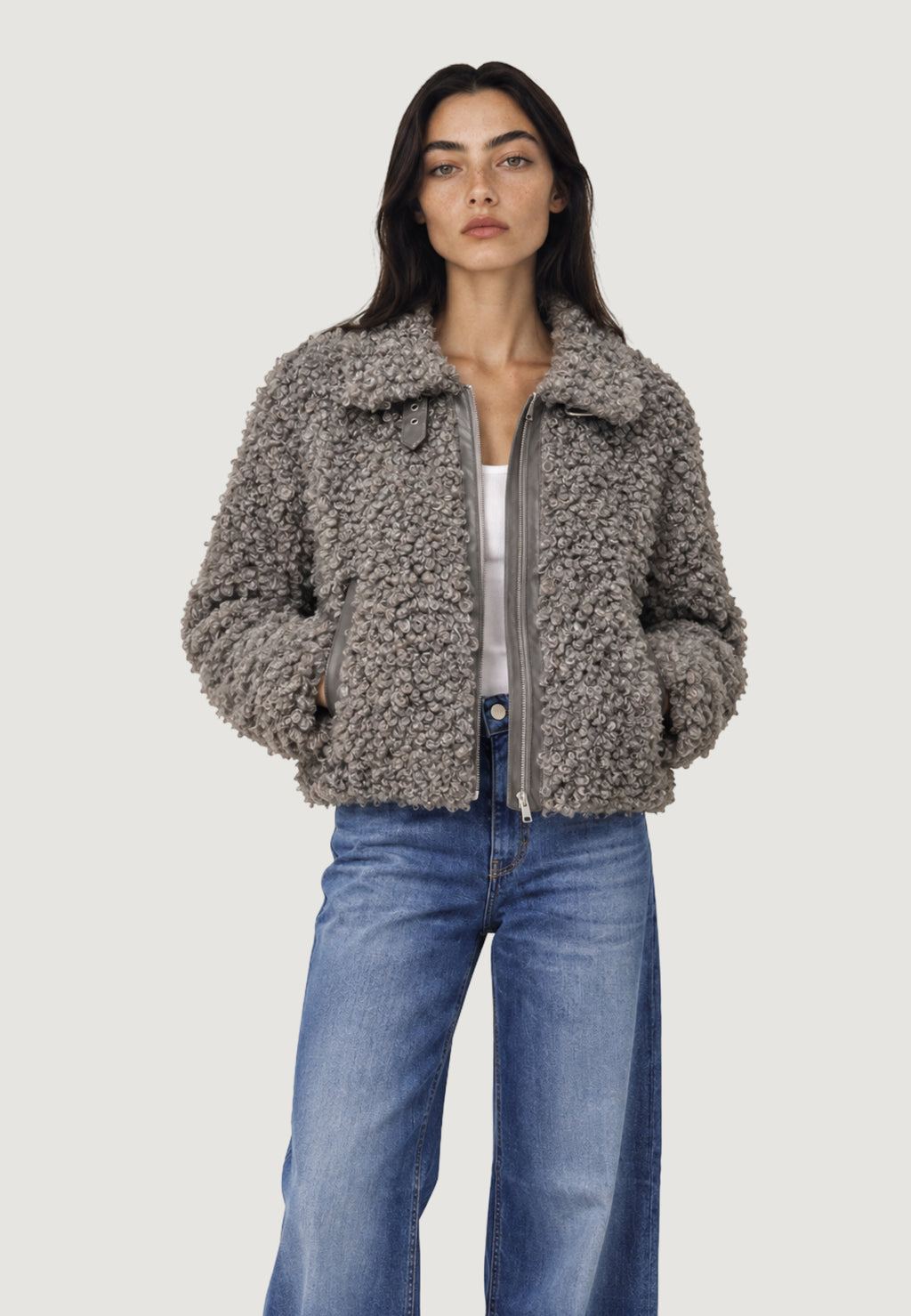 Giubbotto Only ONLTILDA TEDDY JACKET CC OTW