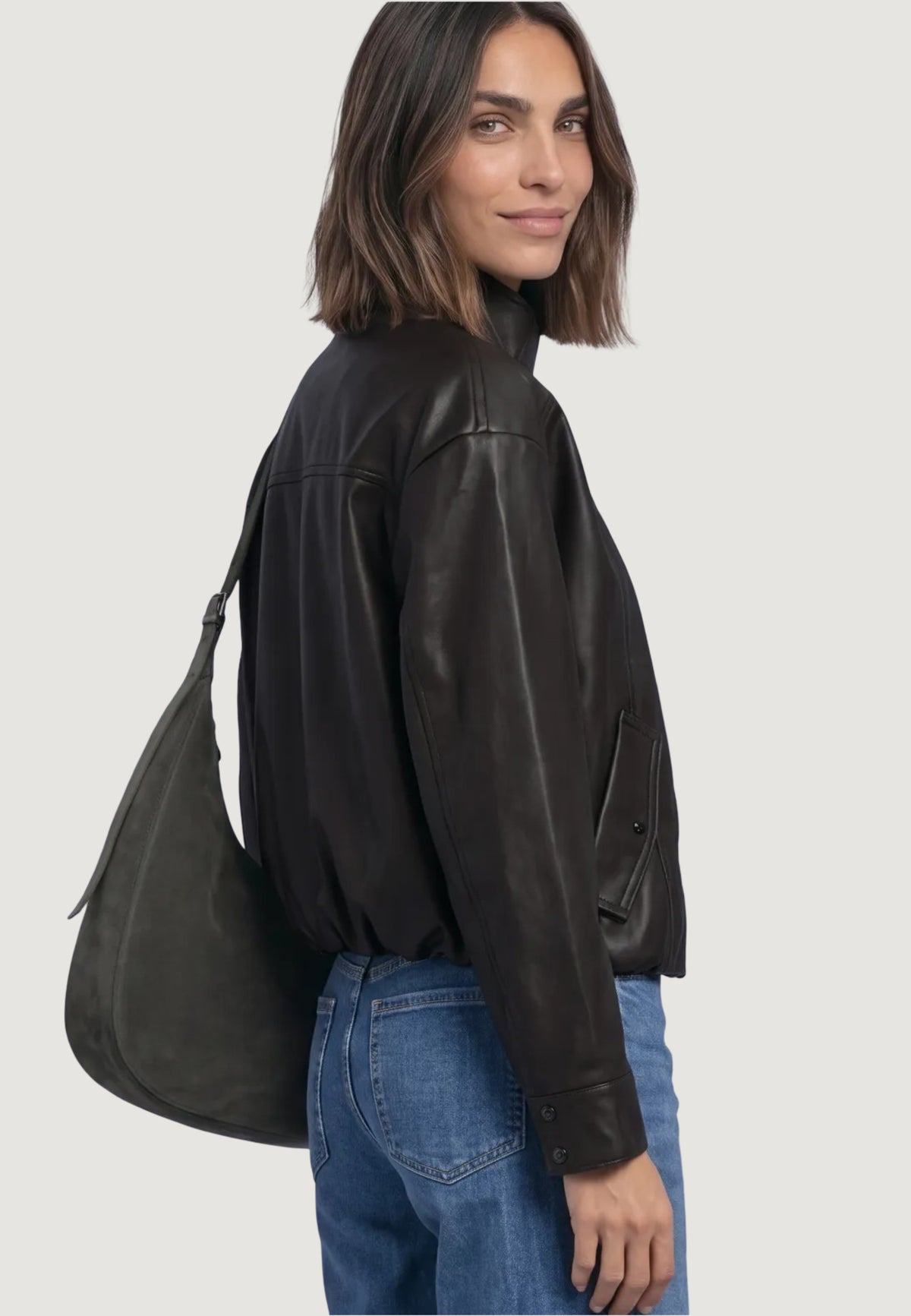 Jackets Street One PU Jkt w. Stand Up Collar