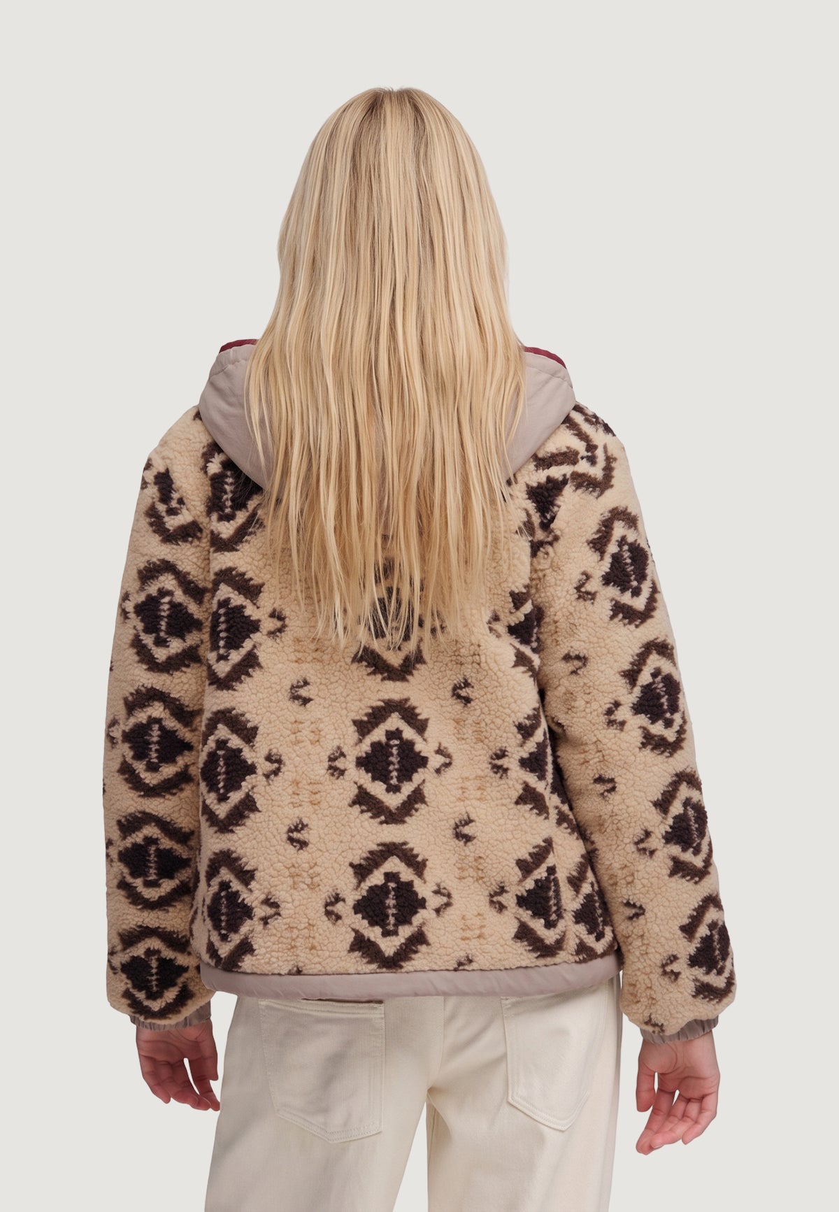 Giubbotto Superdry Sherpa Jaquard Fleece Hybrid