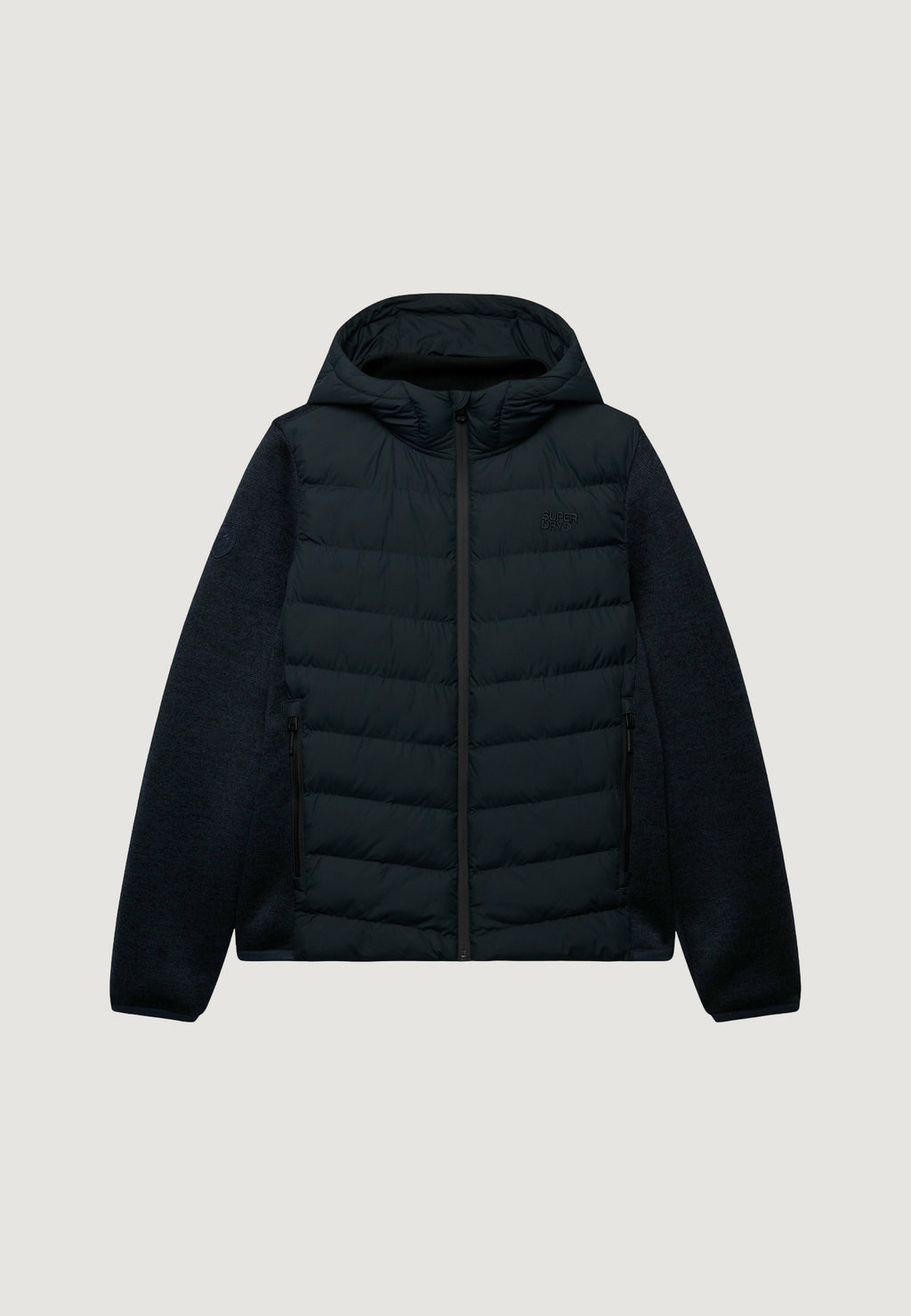 Jacket Superdry Hooded Storm Knit Hybrid Jkt