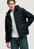 Jacket Superdry Hooded Storm Knit Hybrid Jkt