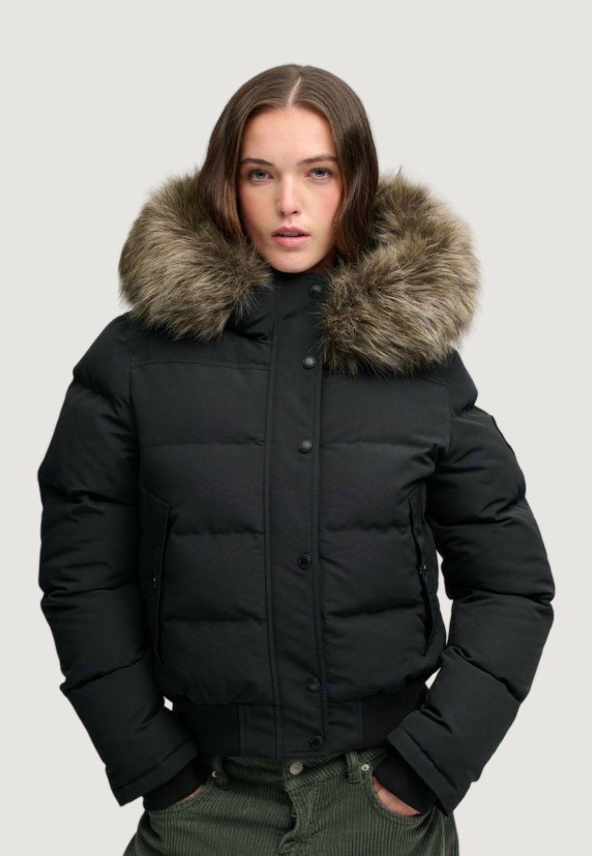 Jackets Superdry Everest Hooded Bomber Jkt