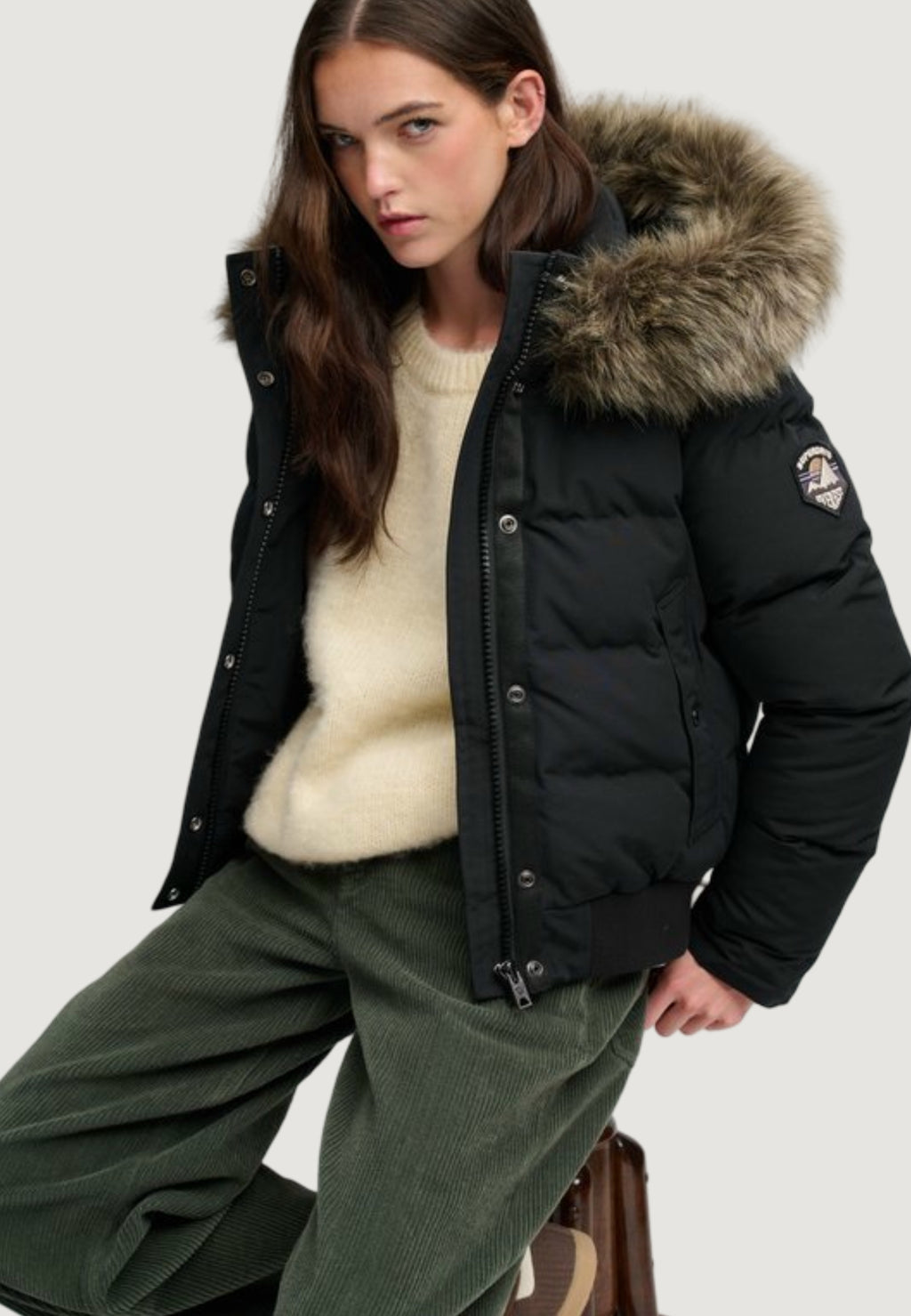 Jackets Superdry Everest Hooded Bomber Jkt