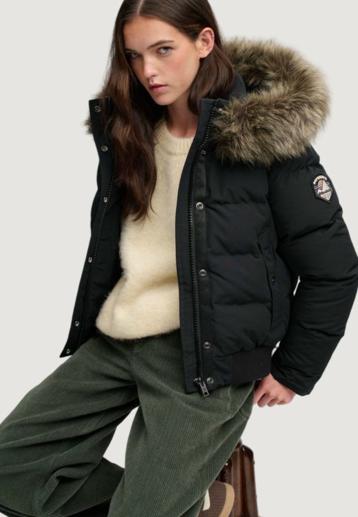 Jackets Superdry Everest Hooded Bomber Jkt