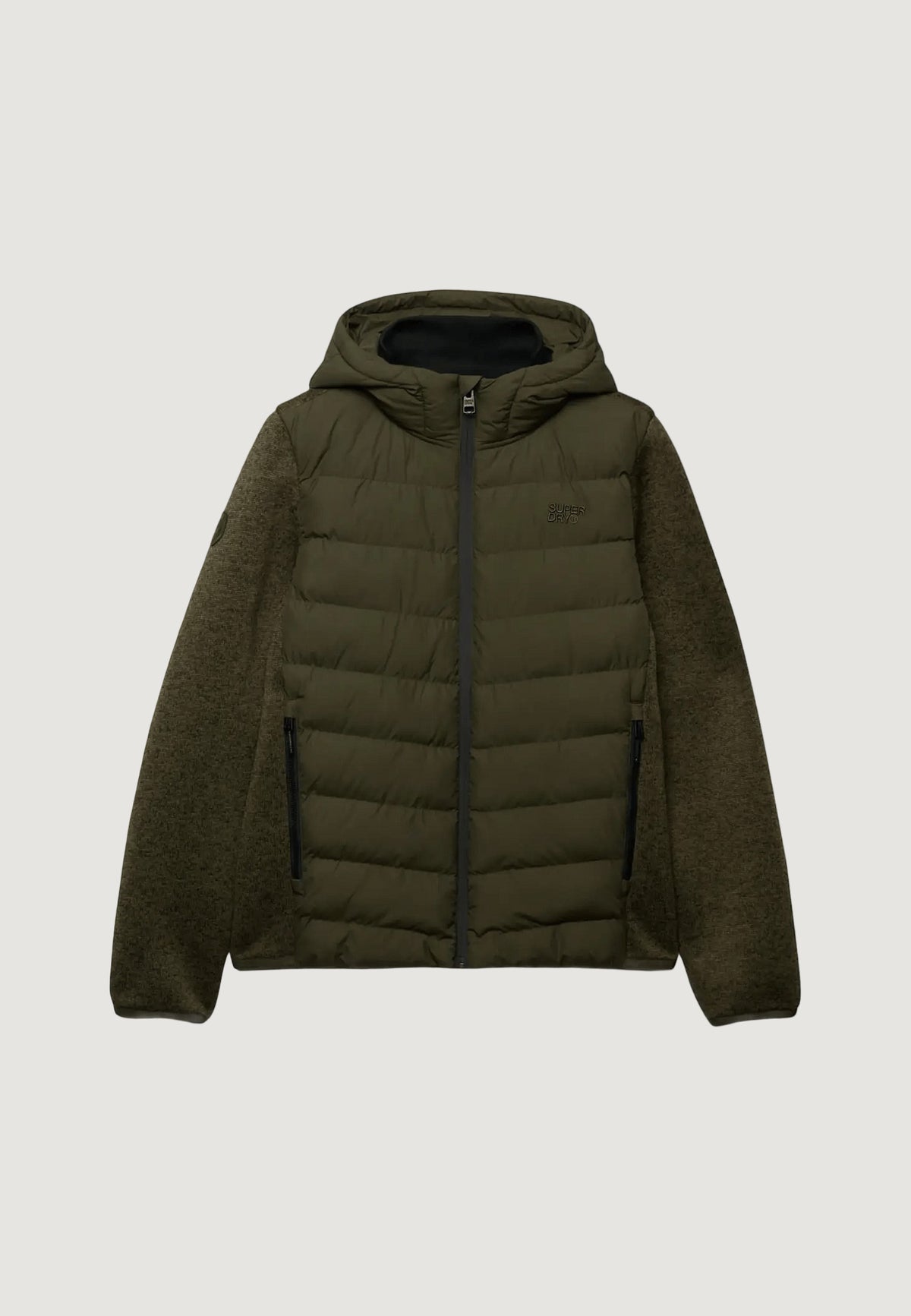 Jacket Superdry Hooded Storm Knit Hybrid Jkt