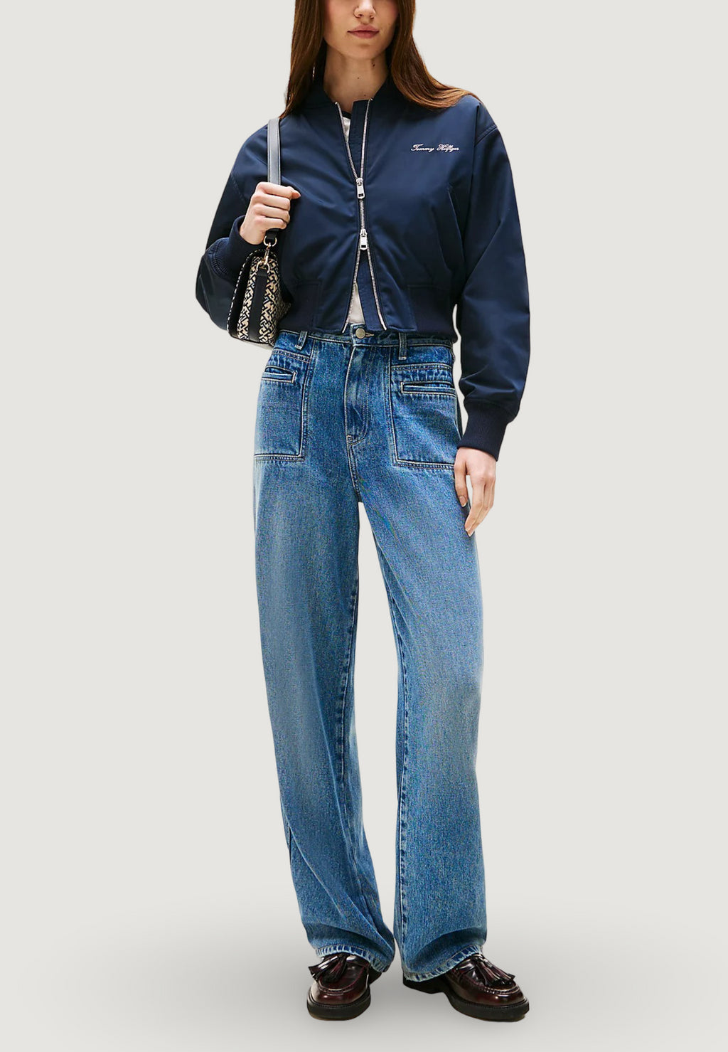 Giubbotto Tommy Hilfiger NYLON REG CROPPED BO