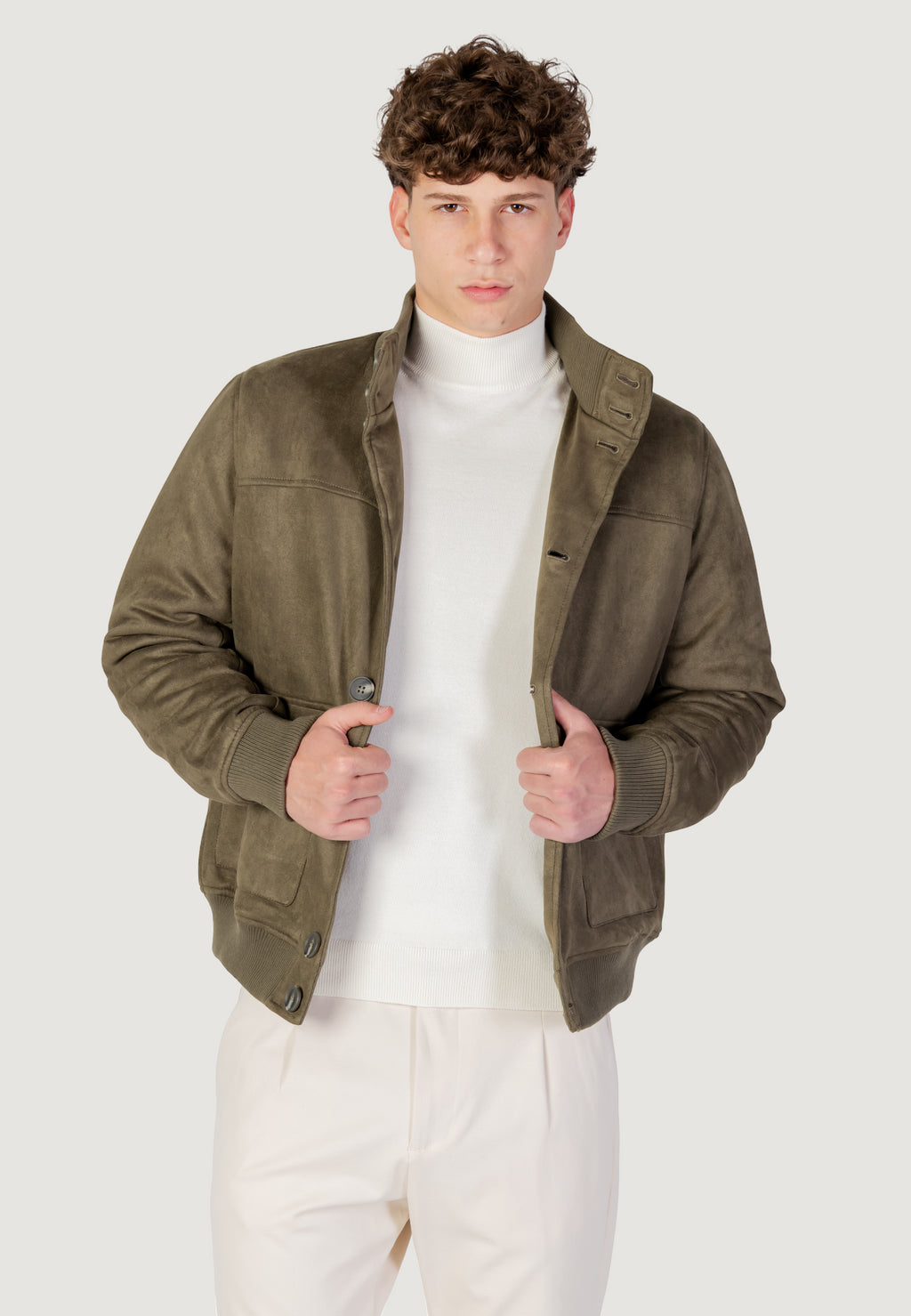 Jacket YOS GIUBBINO SUEDE