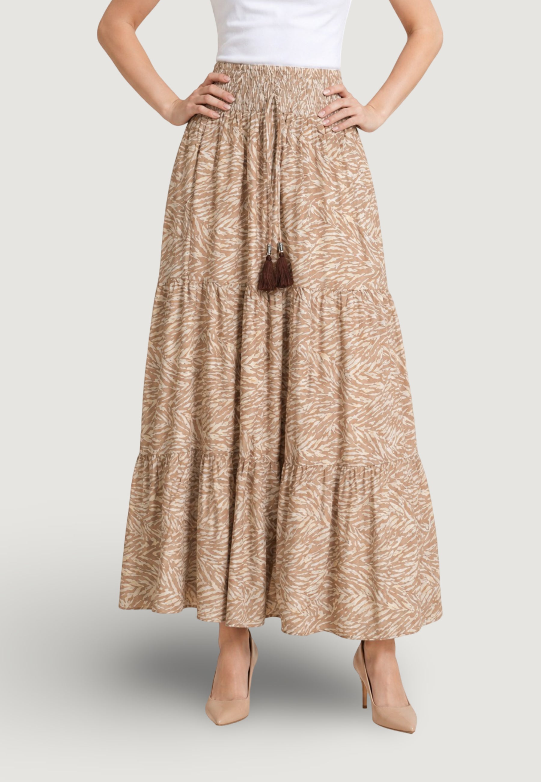 Skirt Ayfee GONNA BALZE ELASTICO IN VITA