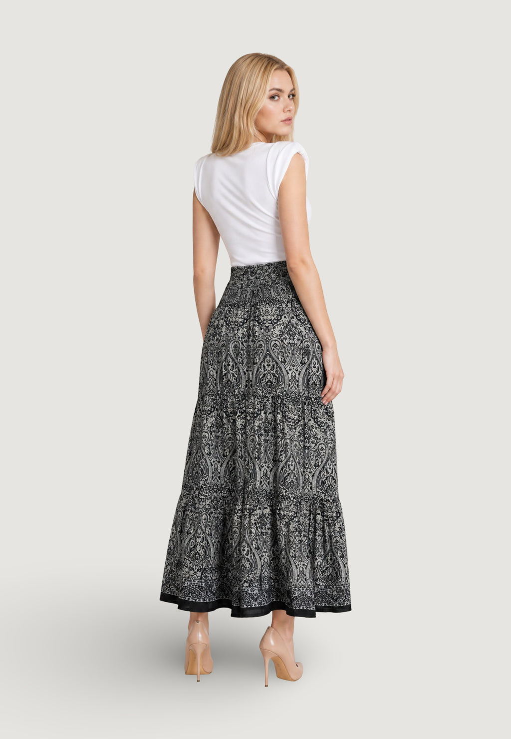 Skirt Ayfee GONNA BALZE ELASTICO IN VITA