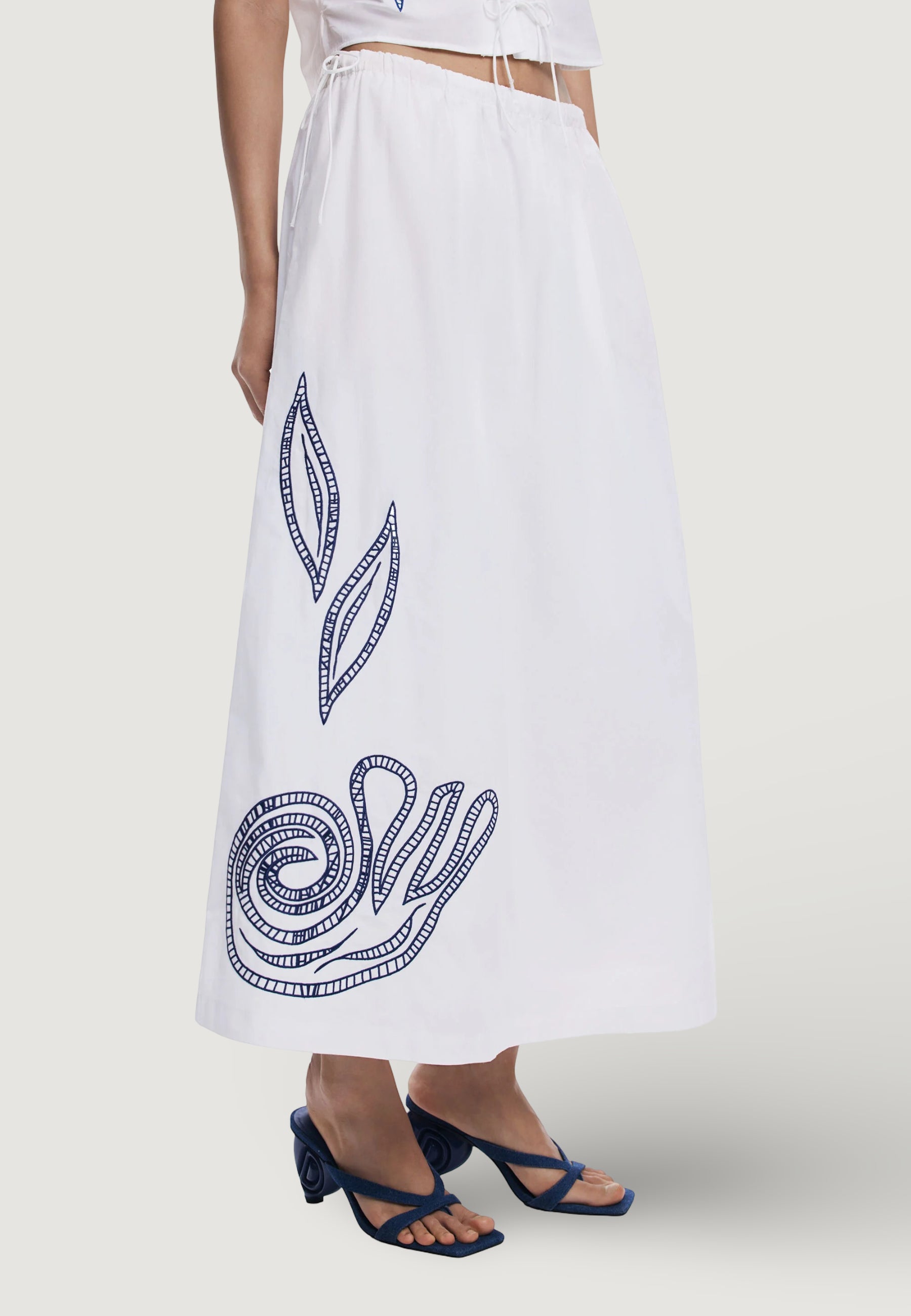 Gonna lunga Desigual SKIRT EMBRO