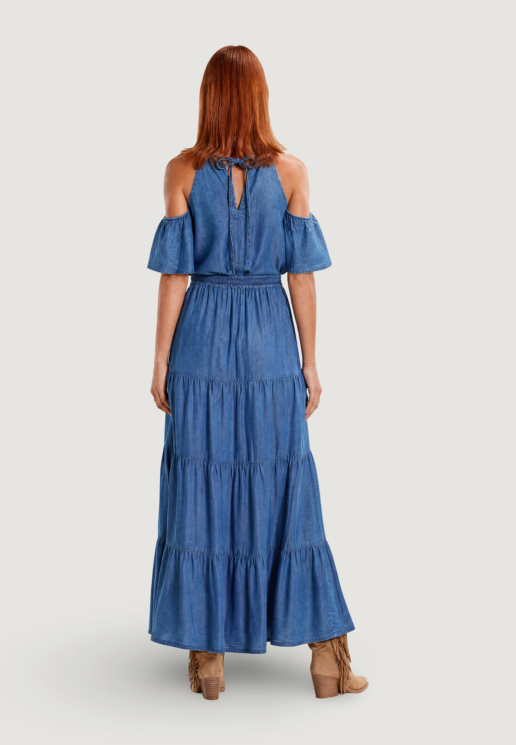 Gonna lunga I am GONNA CHAMBRAY