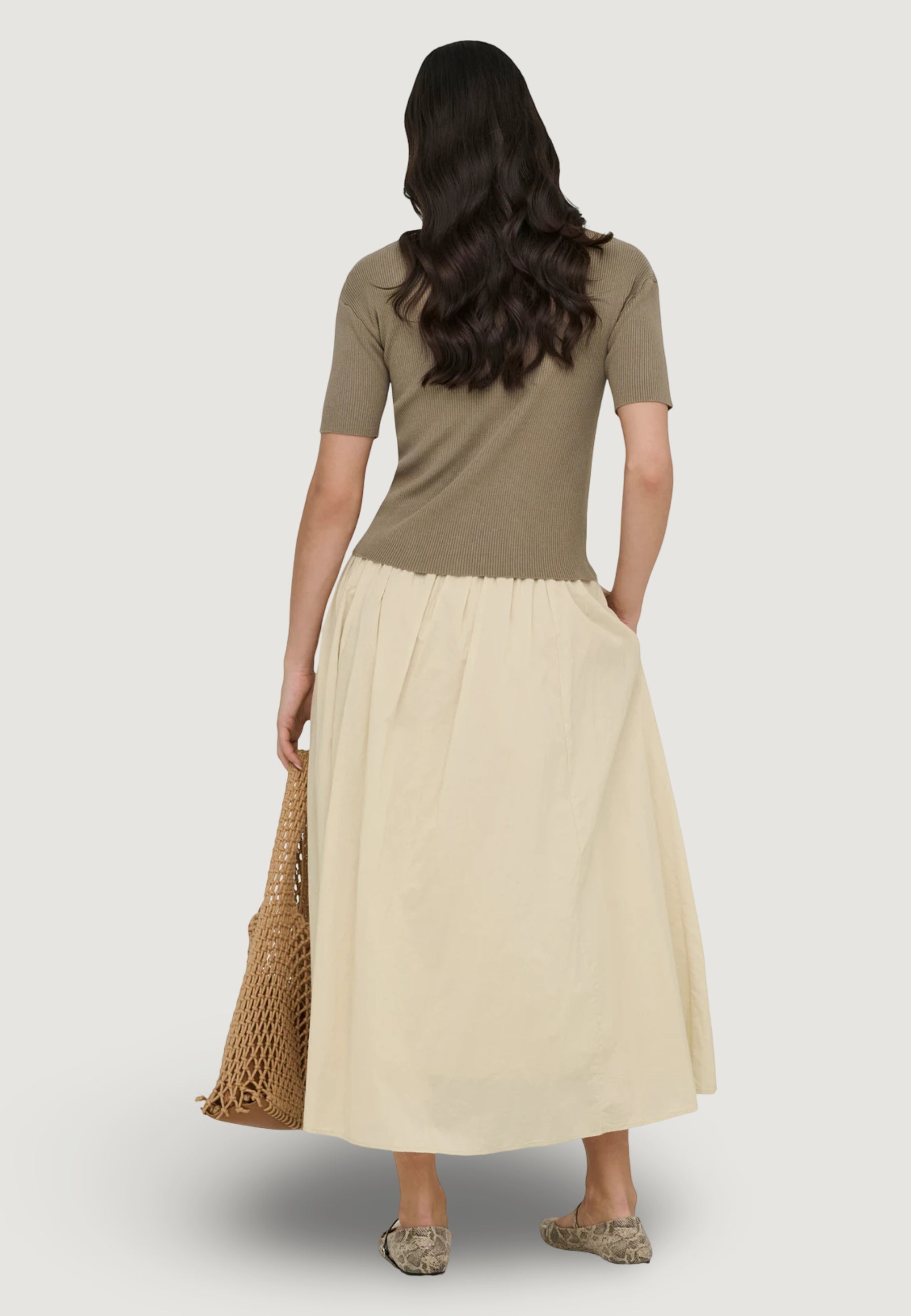 Skirt Jacqueline de Yong Jdydiego Hw Maxi Skirt Wvn