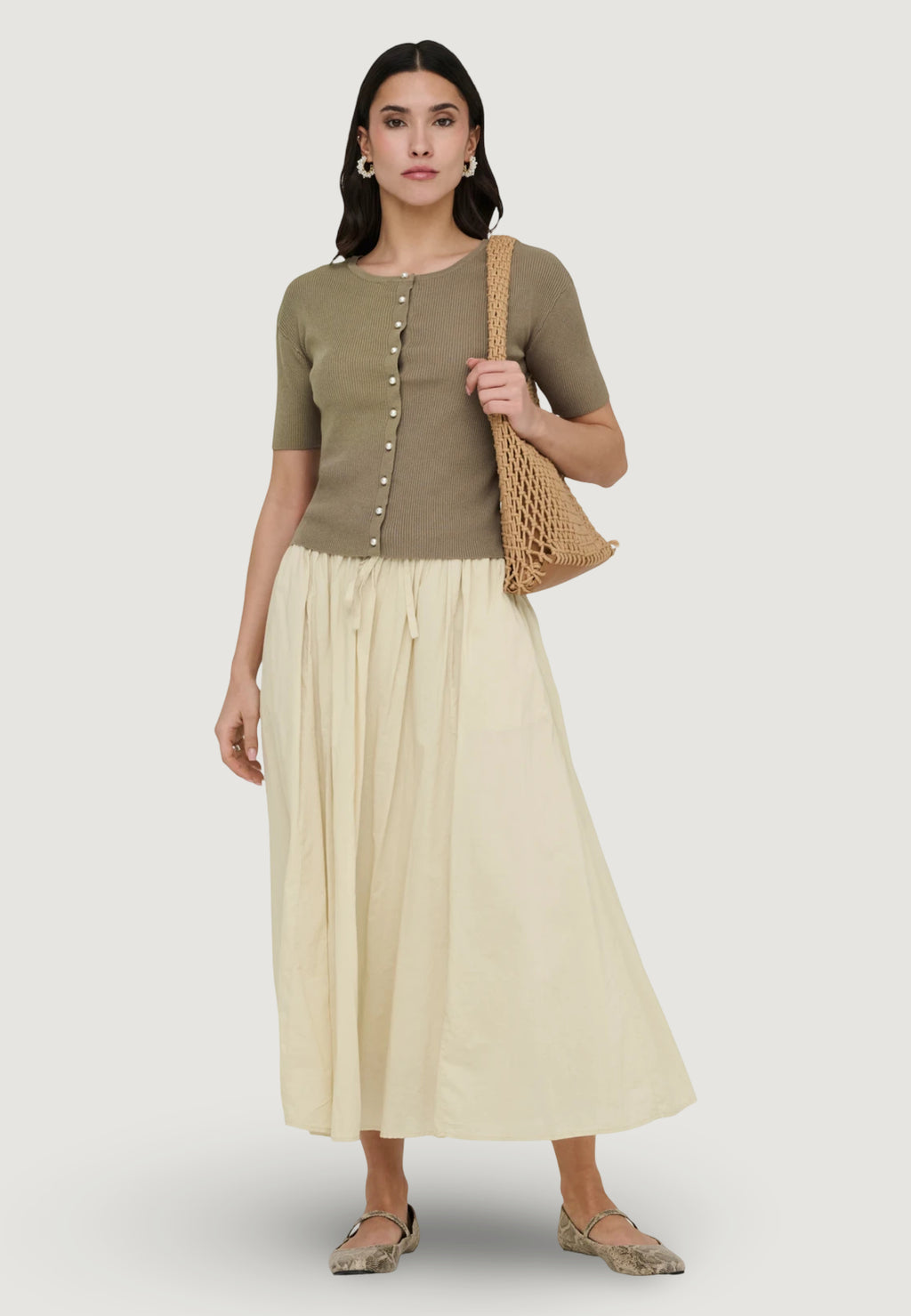 Skirt Jacqueline de Yong Jdydiego Hw Maxi Skirt Wvn