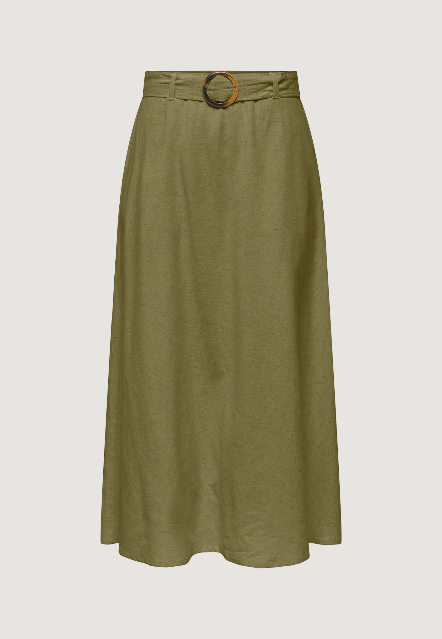 Gonna lunga Jacqueline de Yong Jdymilan Linen Hw Belted Skirt Wvn Dia