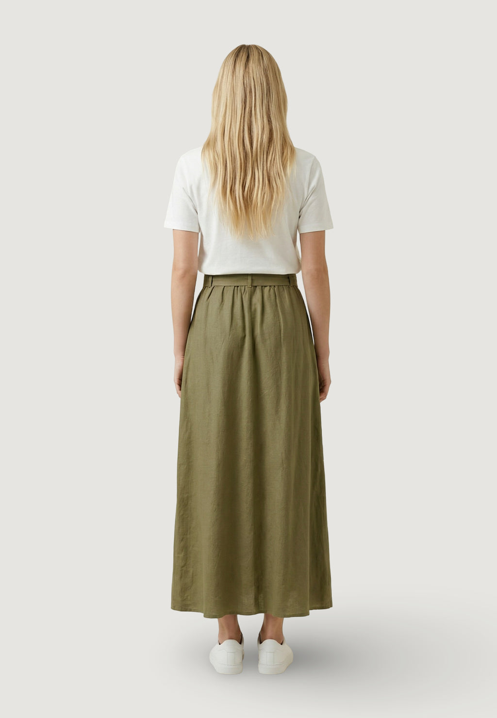Skirt Jacqueline de Yong Jdymilan Linen Hw Belted Skirt Wvn Dia