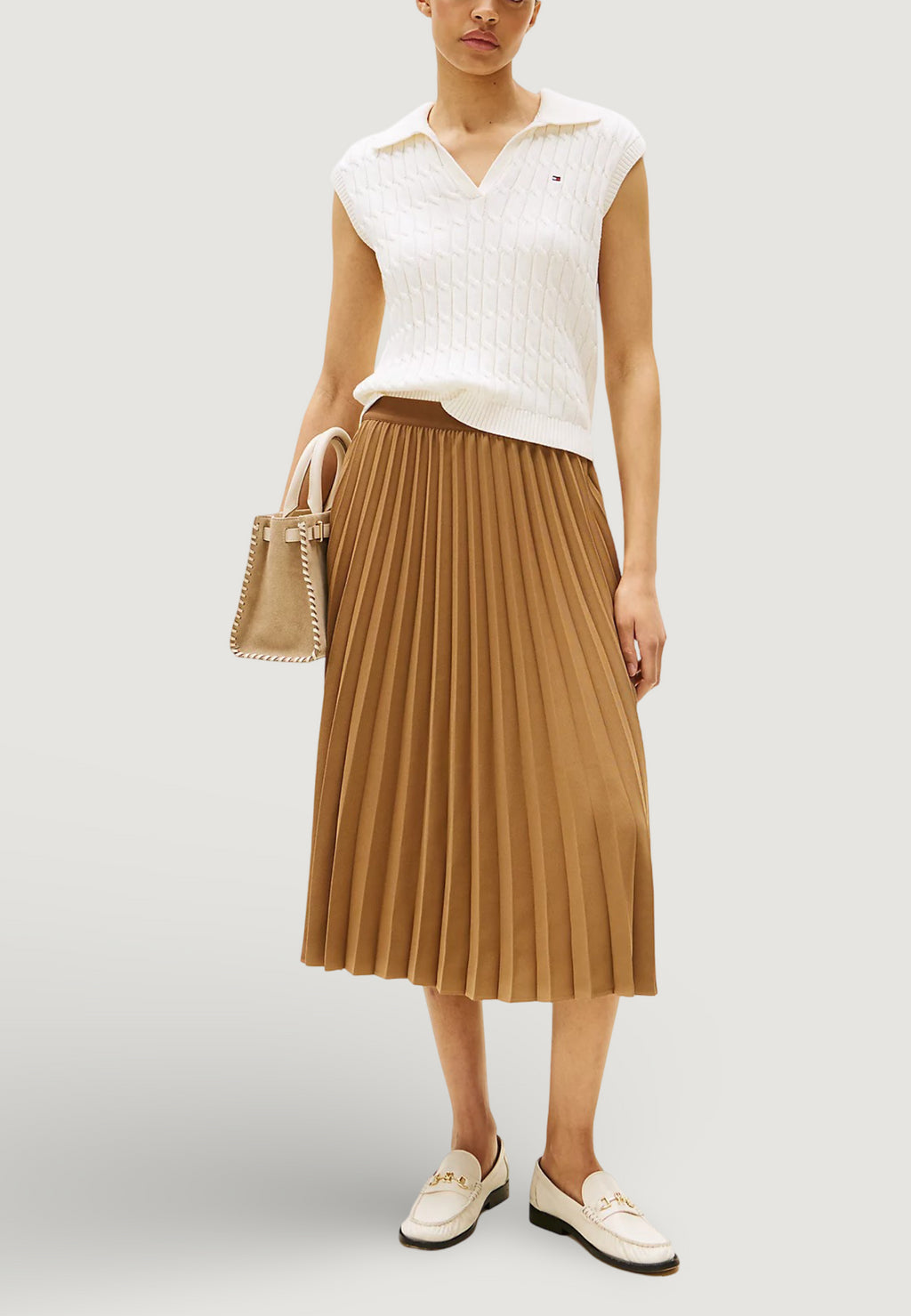 Gonna lunga Tommy Hilfiger FLUID PLEATED PULL O