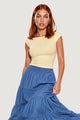 T-shirt I am TOP CON SCOLLO DIETRO