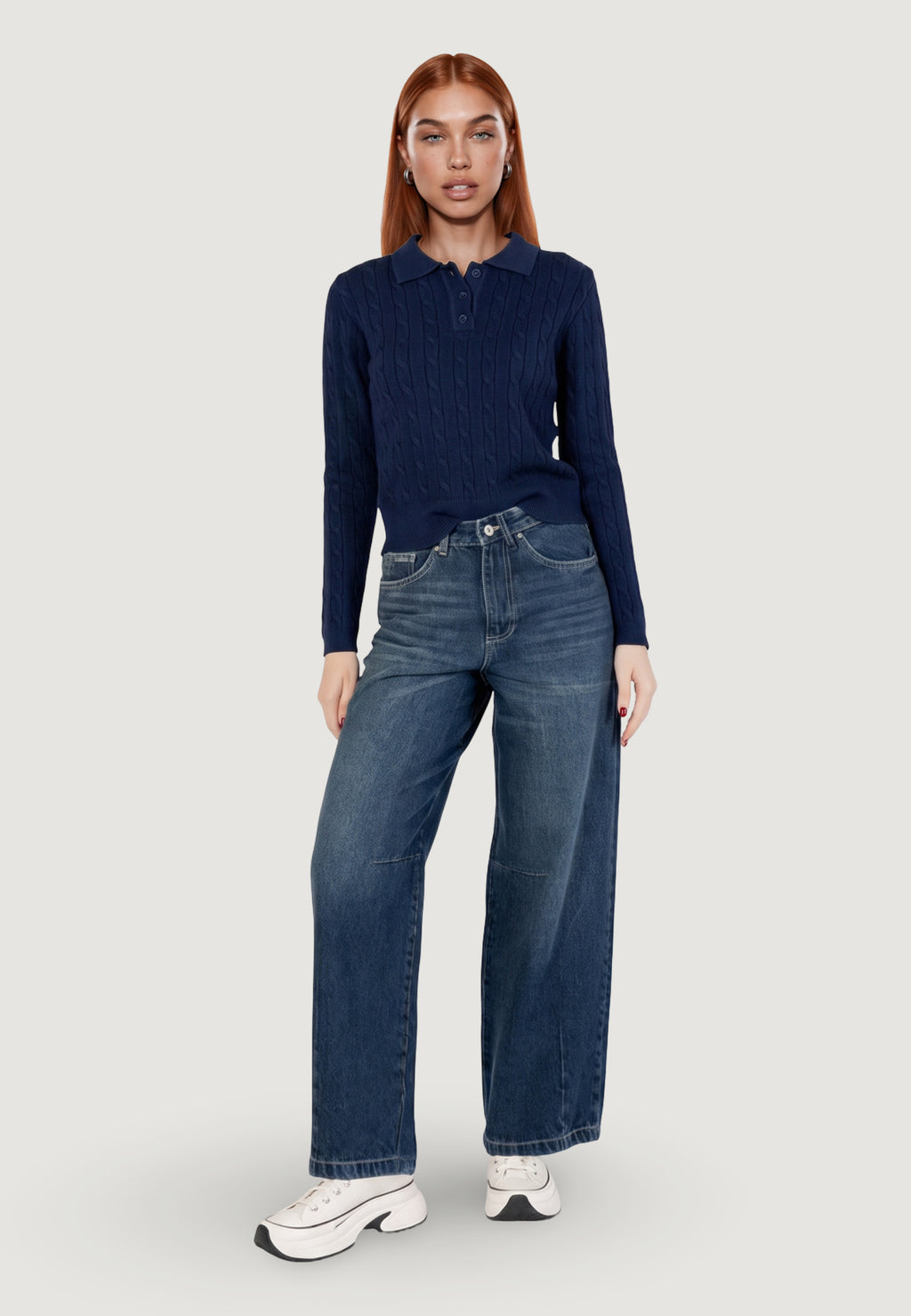 Jeans bootcut I am PANT. DENIM MOD. BARREL