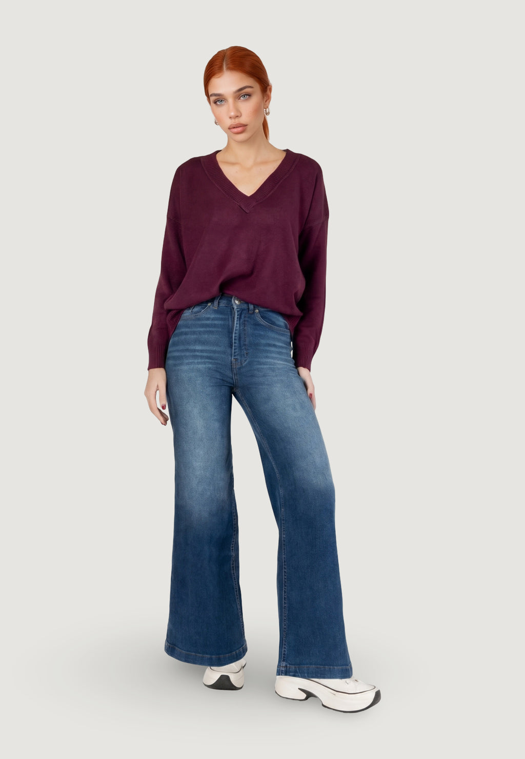Jeans bootcut I am PANT. DENIM MOD PALAZZO