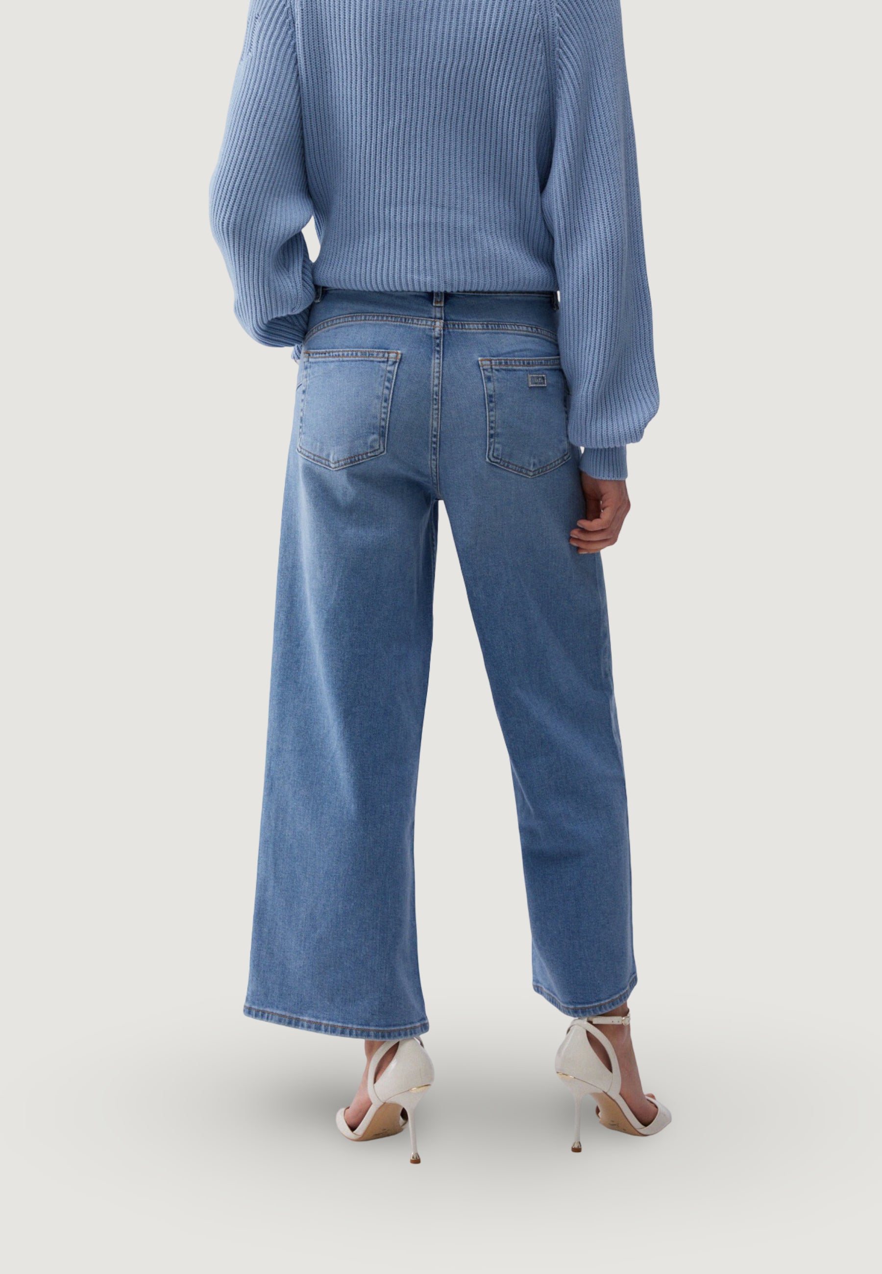 Jeans bootcut Liu-Jo B.UP FLARE CROPPED REG.W.