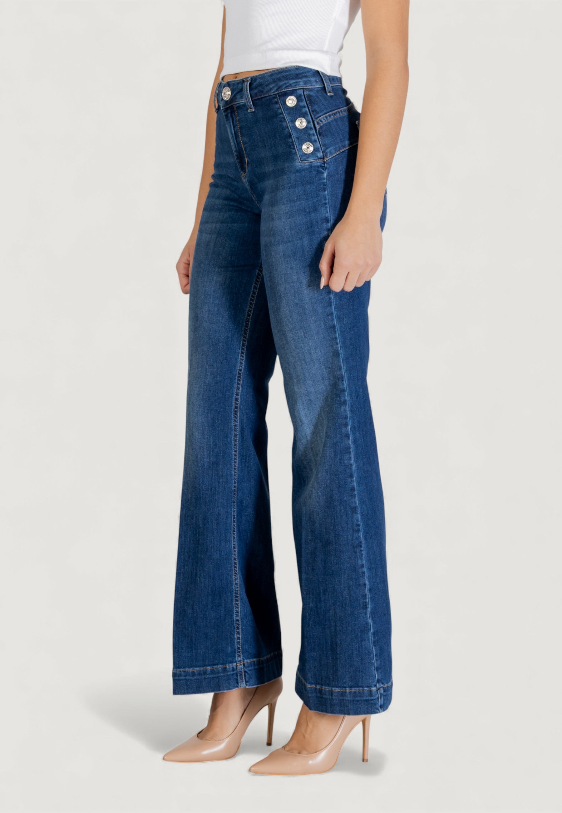 Jeans bootcut Liu-Jo B.UP FLARE BUTTON H.W.
