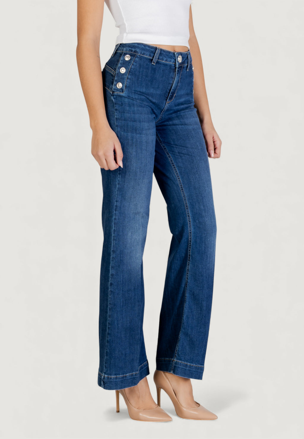 Jeans bootcut Liu-Jo B.UP FLARE BUTTON H.W.