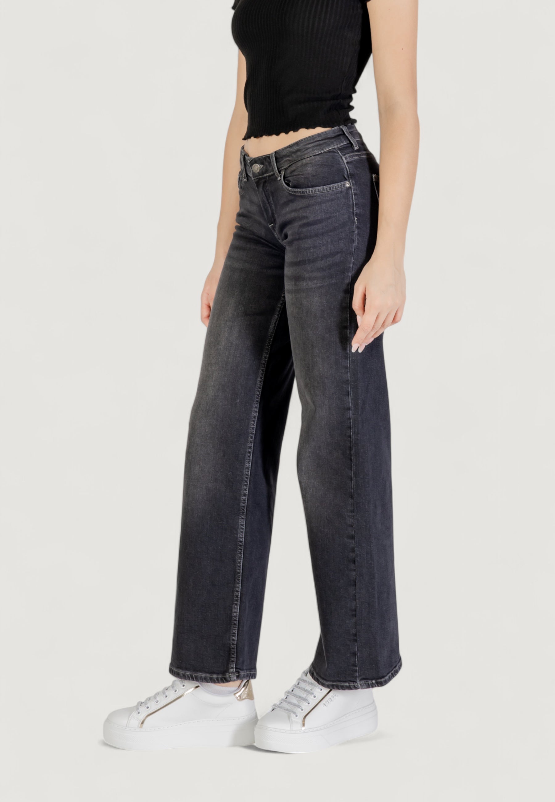 Jeans bootcut Only ONLJUDY-O LW WIDE LEG DNM TAI850 NOOS