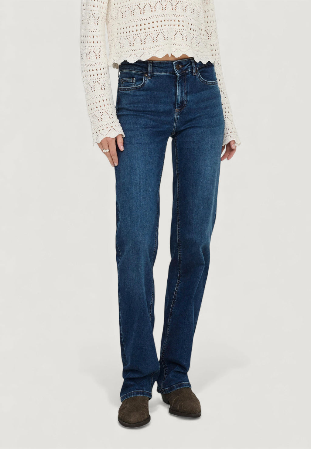 Jeans bootcut Only ONLBLUSH MID STRAIGHT DNM TAI021 NOOS