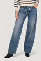 Bootcut jeans Only ONLGIANNA MW STRAIGHT DOT450 DNM NOOS