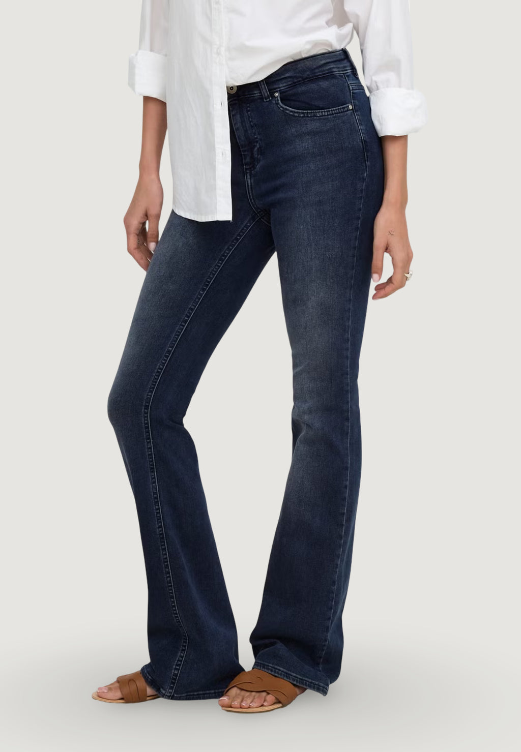 Bootcut jeans Only ONLBLUSH MID FLARED DNM REA409 NOOS