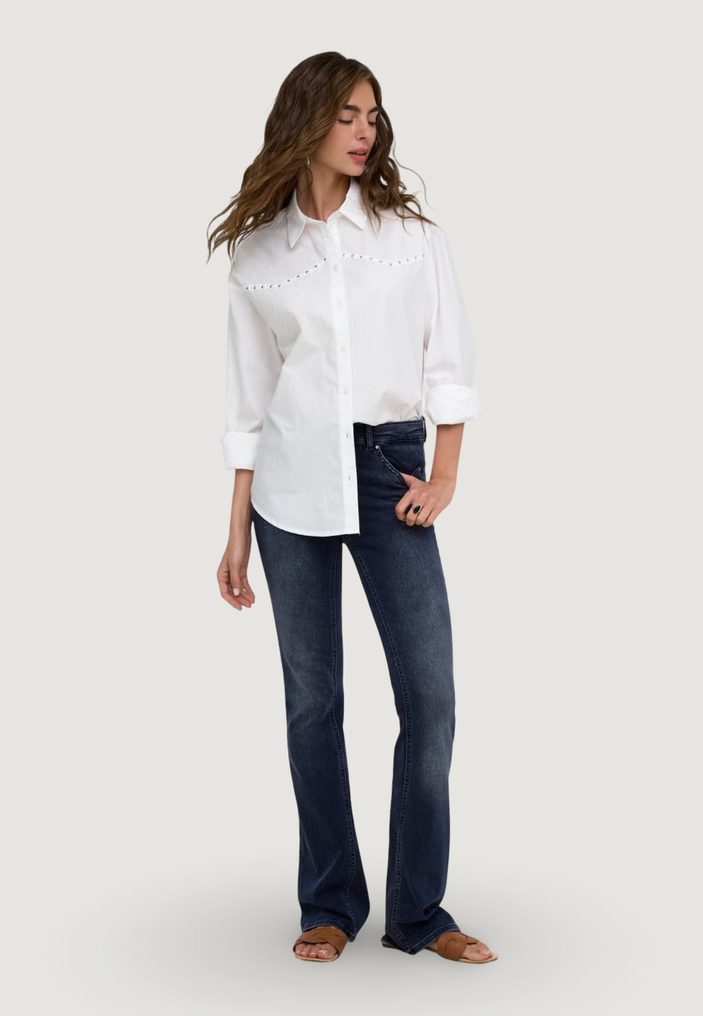 Bootcut jeans Only ONLBLUSH MID FLARED DNM REA409 NOOS