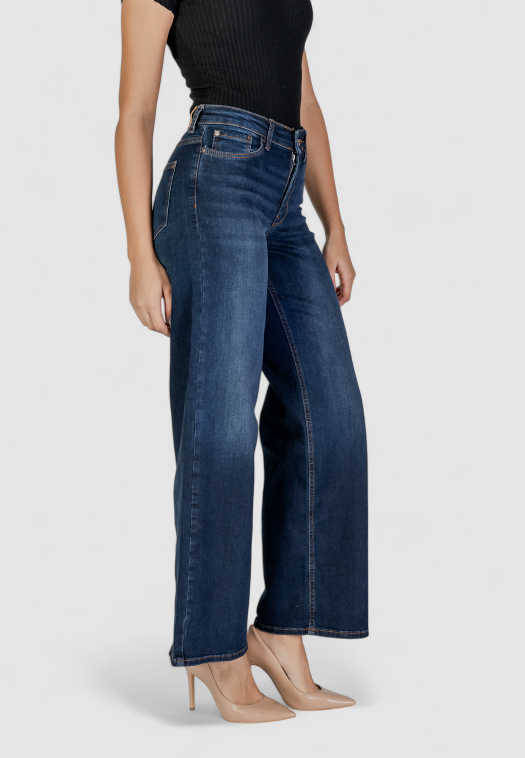 Bootcut jeans Only Onlmadison Blush Hw Wide Tai081 Noos