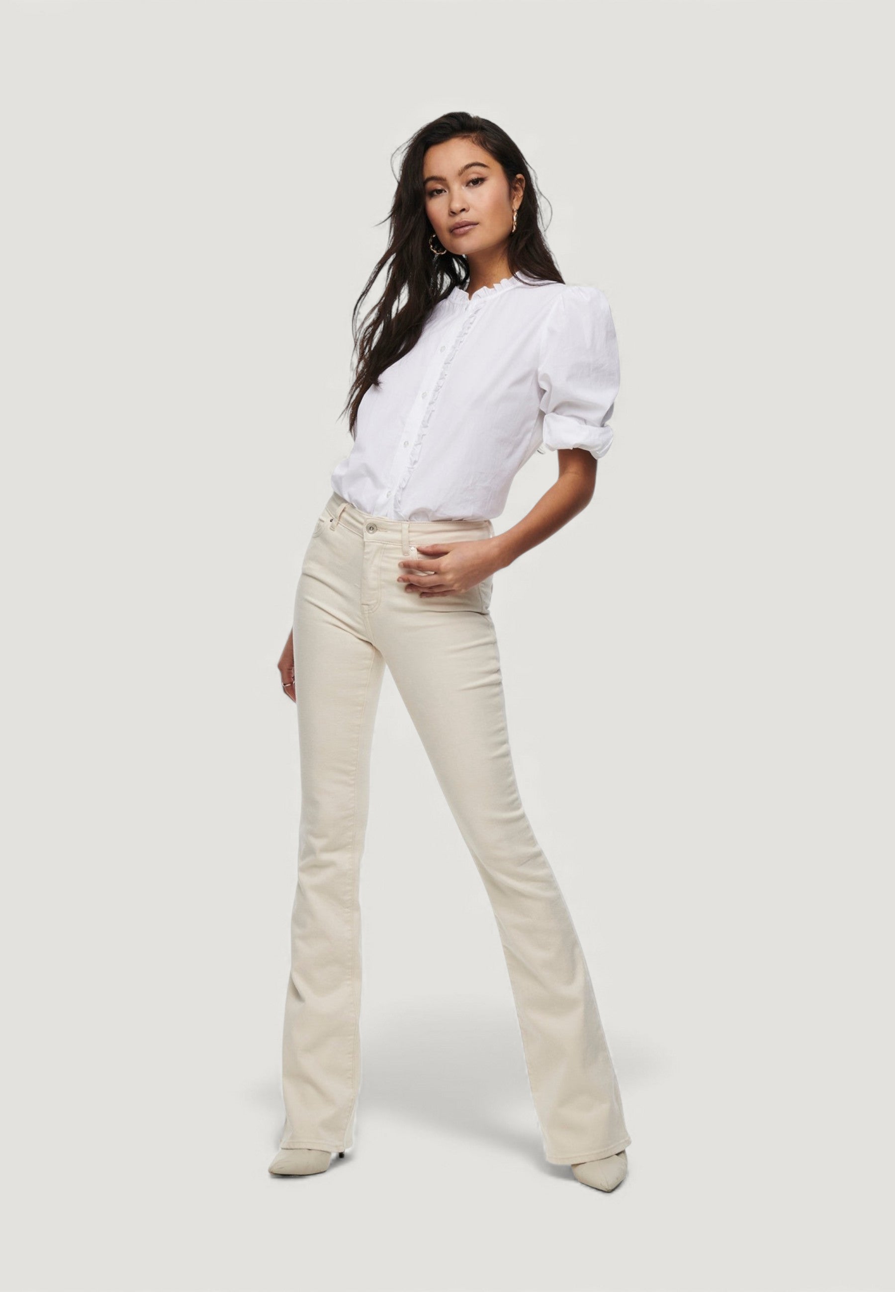 Jeans bootcut Only ONLBLUSH MID FLARED DNM DOT019 NOOS