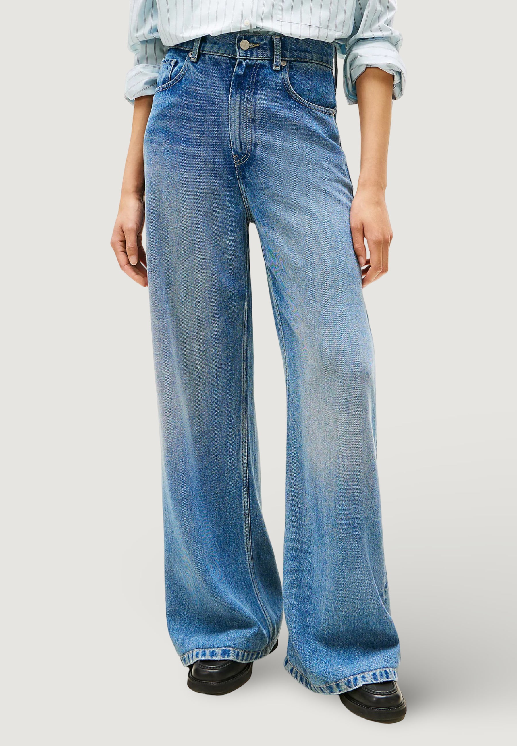 Jeans bootcut Tommy Hilfiger DNM LANA WIDE LEG HW