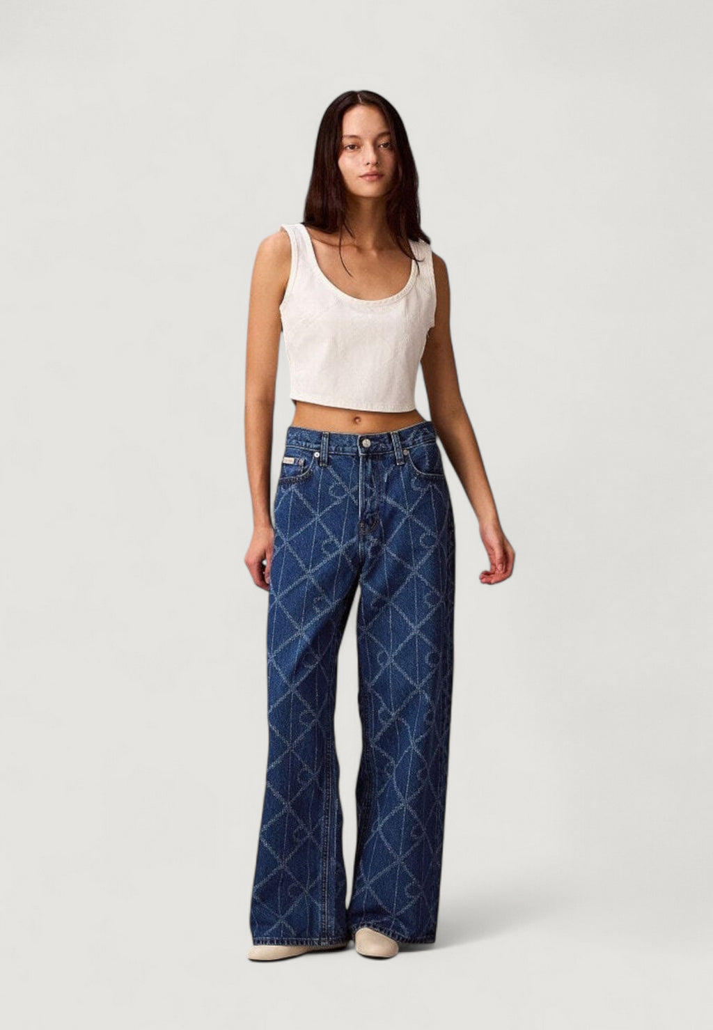 Jeans baggy Calvin Klein Jeans LOW RISE BAGGY CK AT
