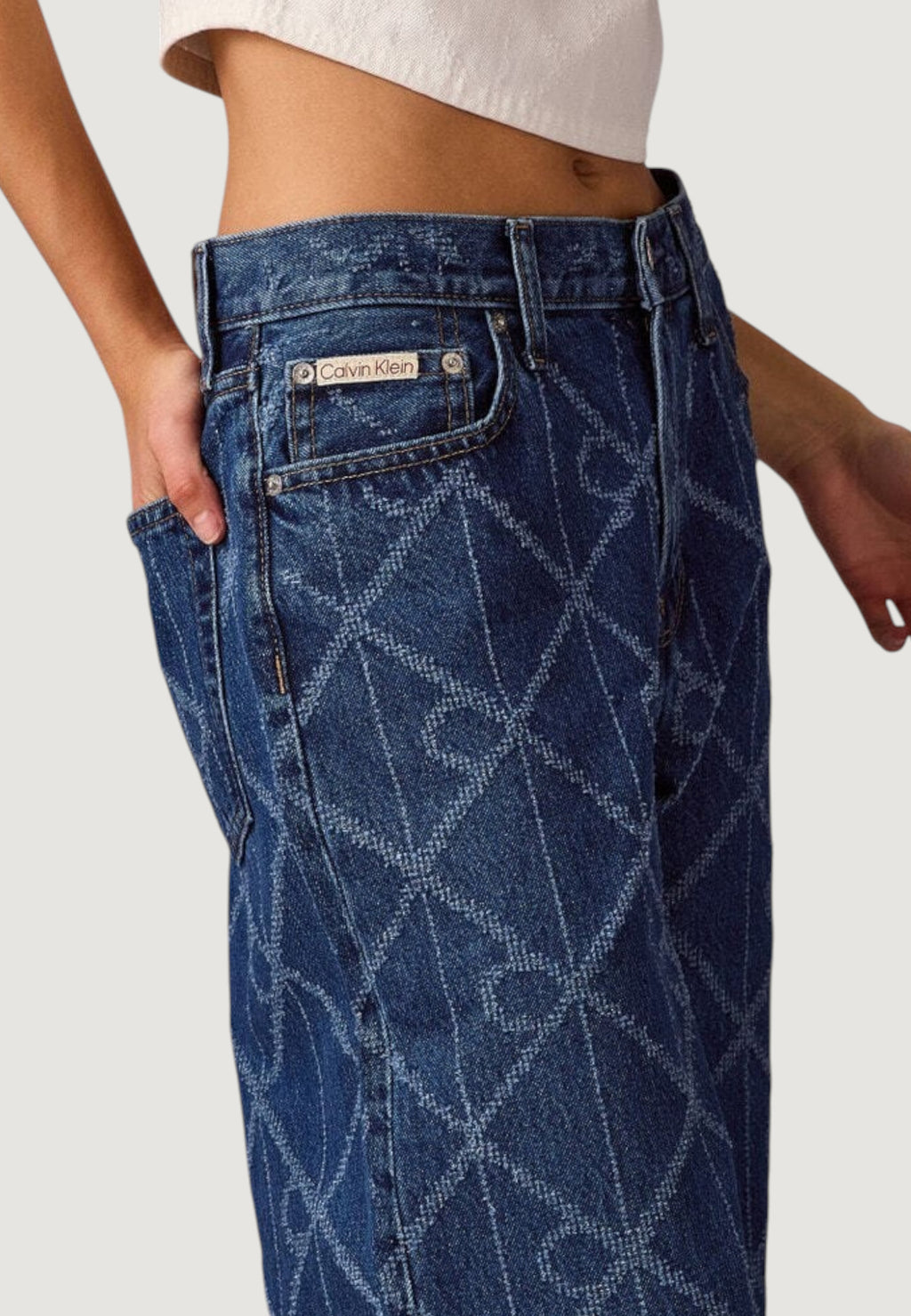 Jeans baggy Calvin Klein Jeans LOW RISE BAGGY CK AT
