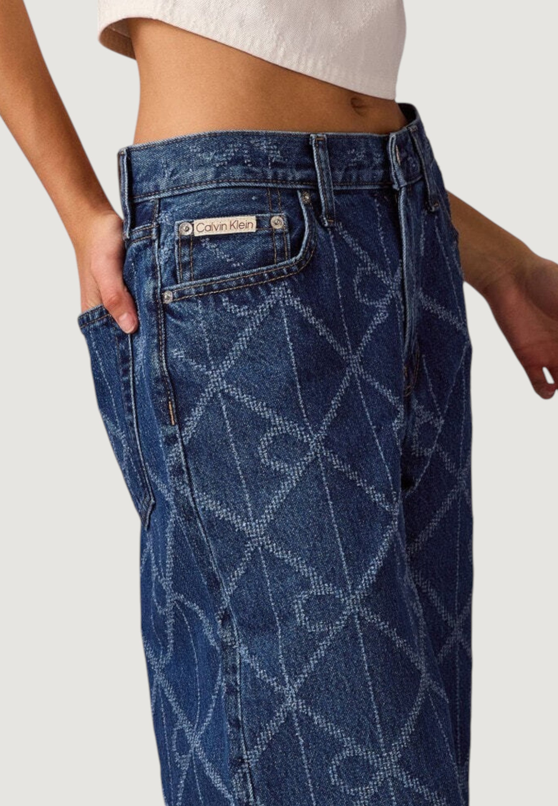 Jeans baggy Calvin Klein Jeans LOW RISE BAGGY CK AT