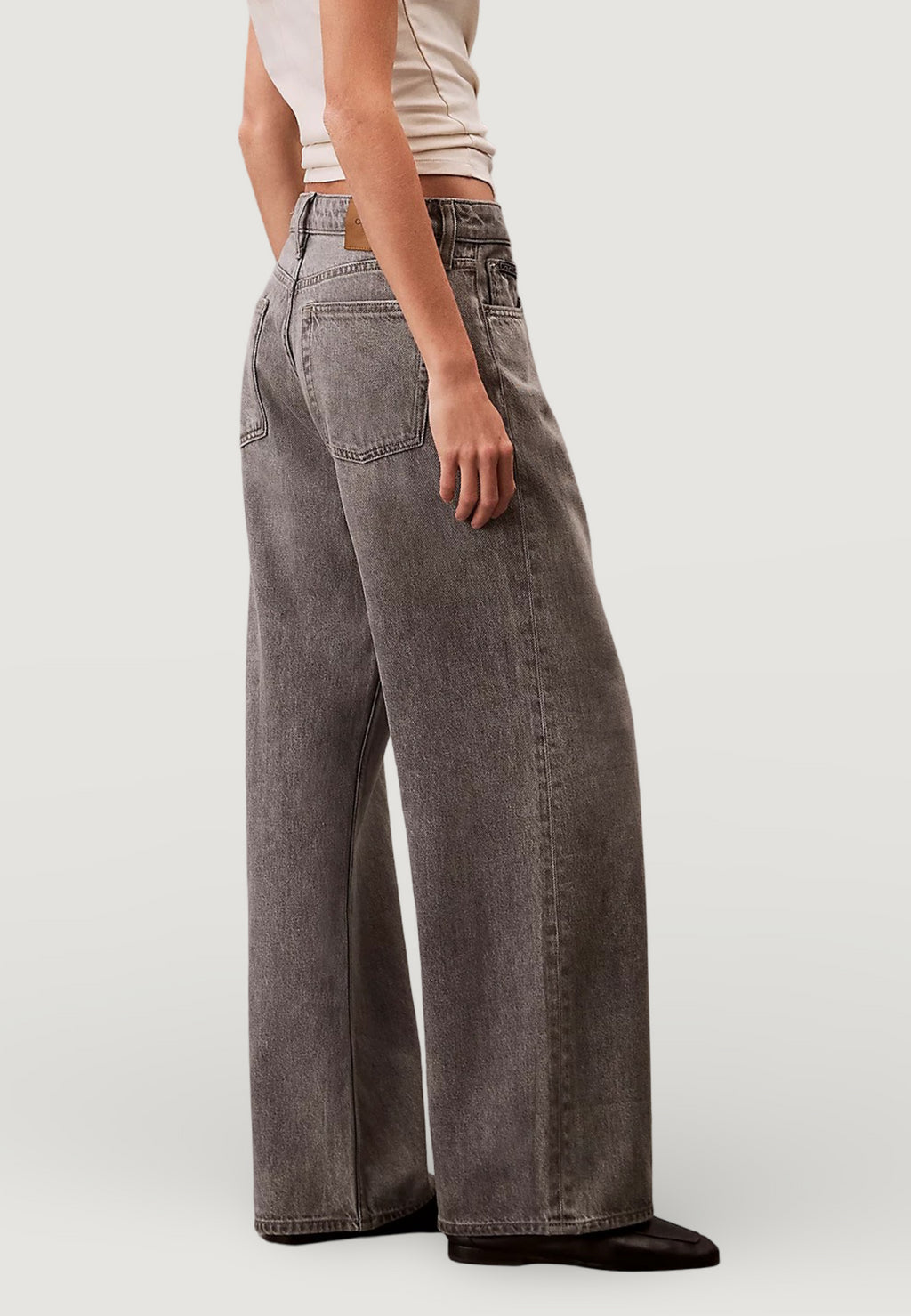 Baggy and Boyfriend jeans Calvin Klein Jeans LOW RISE BAGGY GREY
